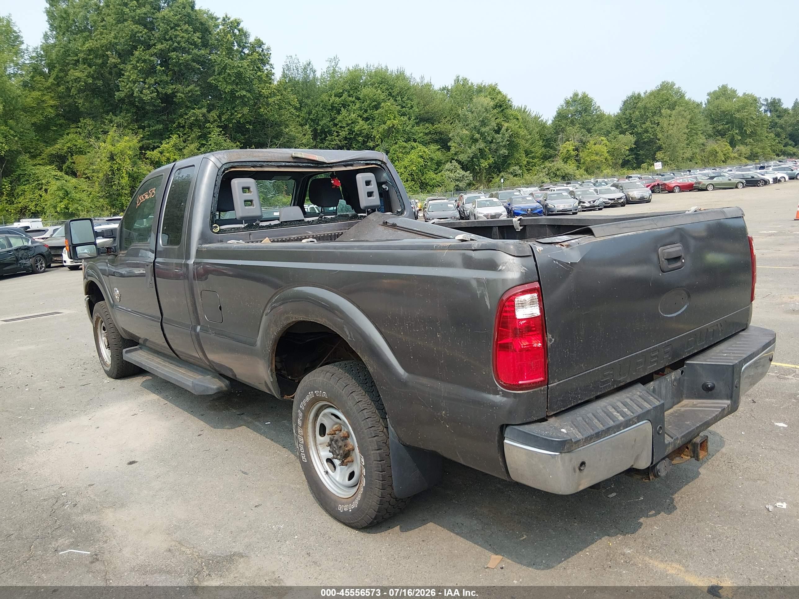 2012 Ford Super Duty F-250 Srw Lariat/xl/xlt Gray vin: 1FT7X2BT0CED00769