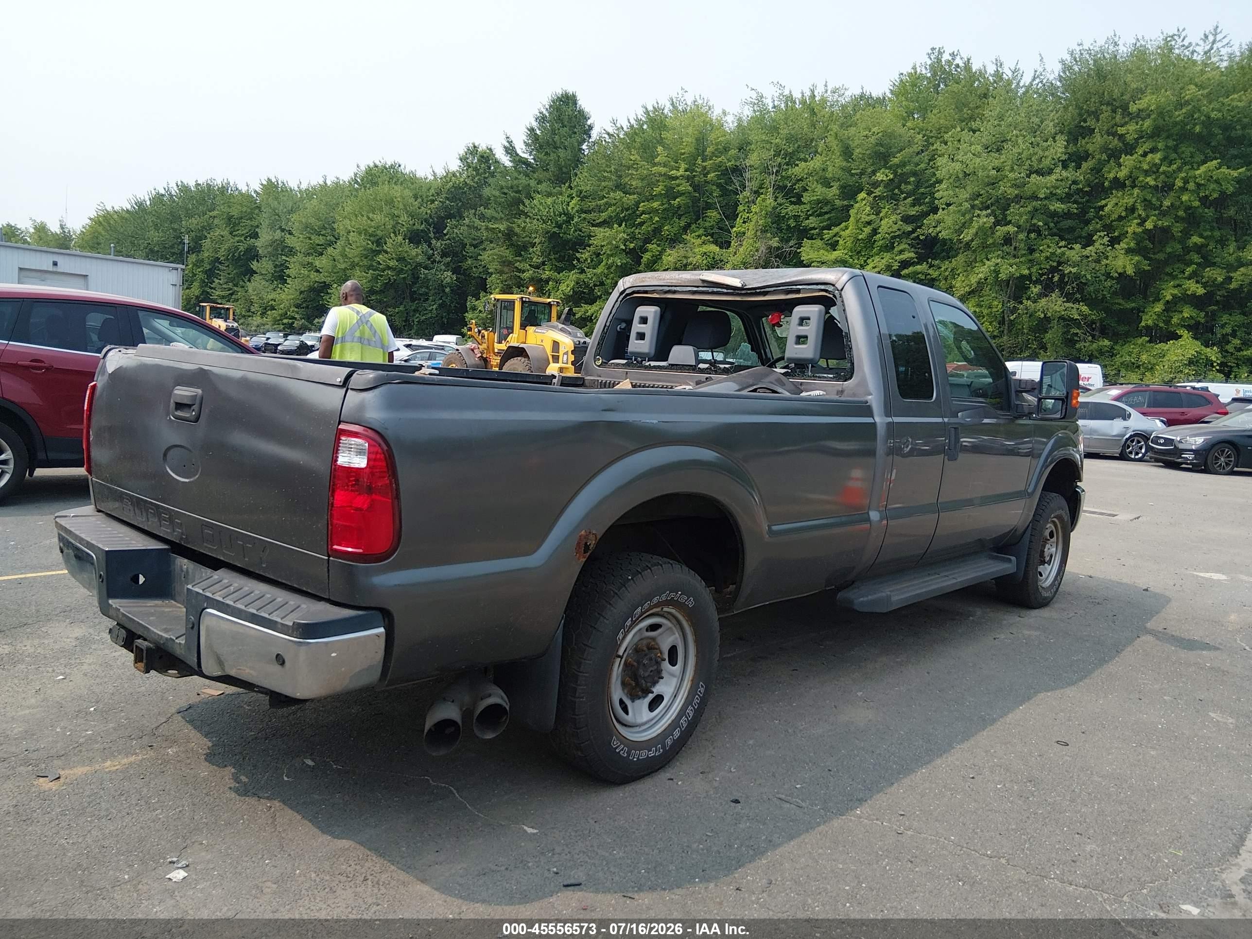 2012 Ford Super Duty F-250 Srw Lariat/xl/xlt Gray vin: 1FT7X2BT0CED00769