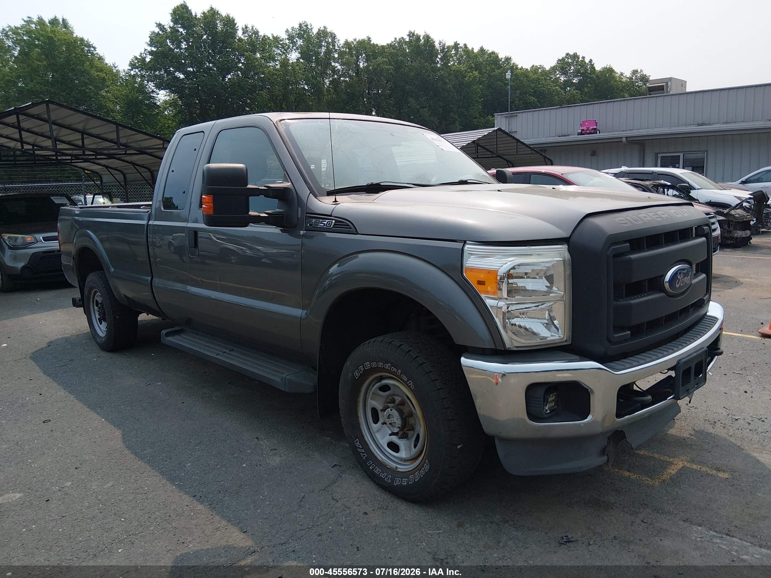 2012 Ford Super Duty F-250 Srw Lariat/xl/xlt Gray vin: 1FT7X2BT0CED00769