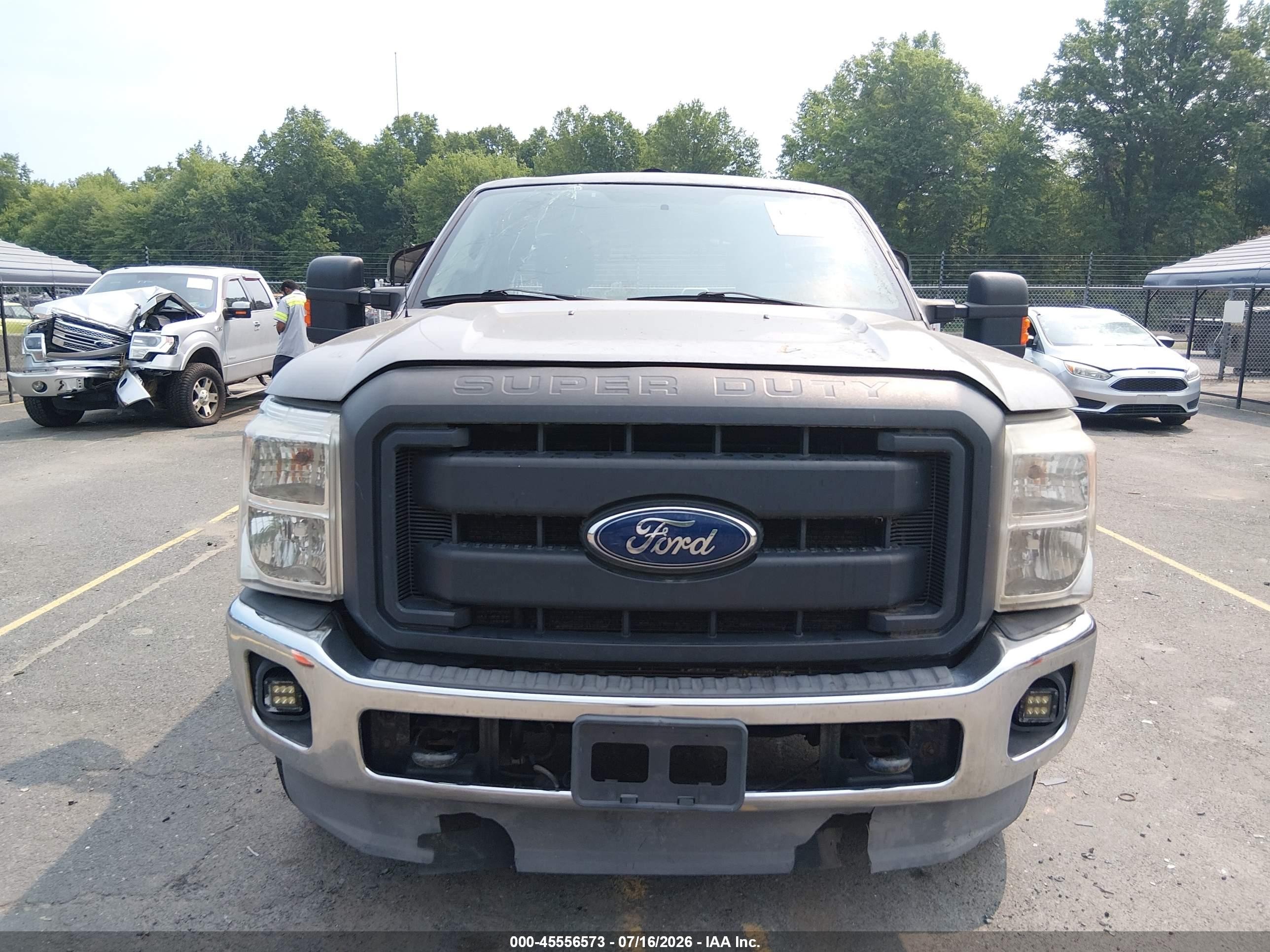 2012 Ford Super Duty F-250 Srw Lariat/xl/xlt Gray vin: 1FT7X2BT0CED00769