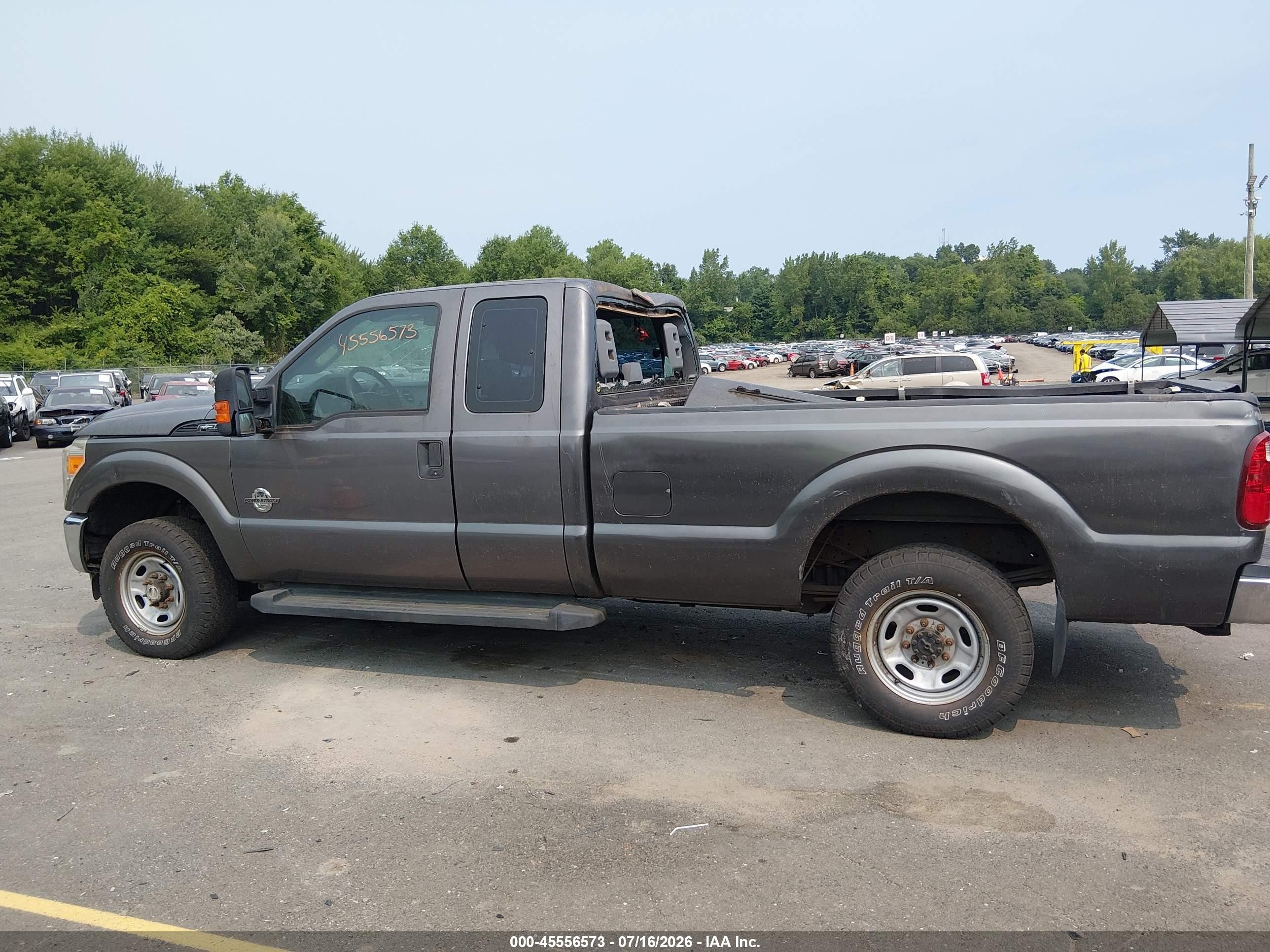 2012 Ford Super Duty F-250 Srw Lariat/xl/xlt Gray vin: 1FT7X2BT0CED00769
