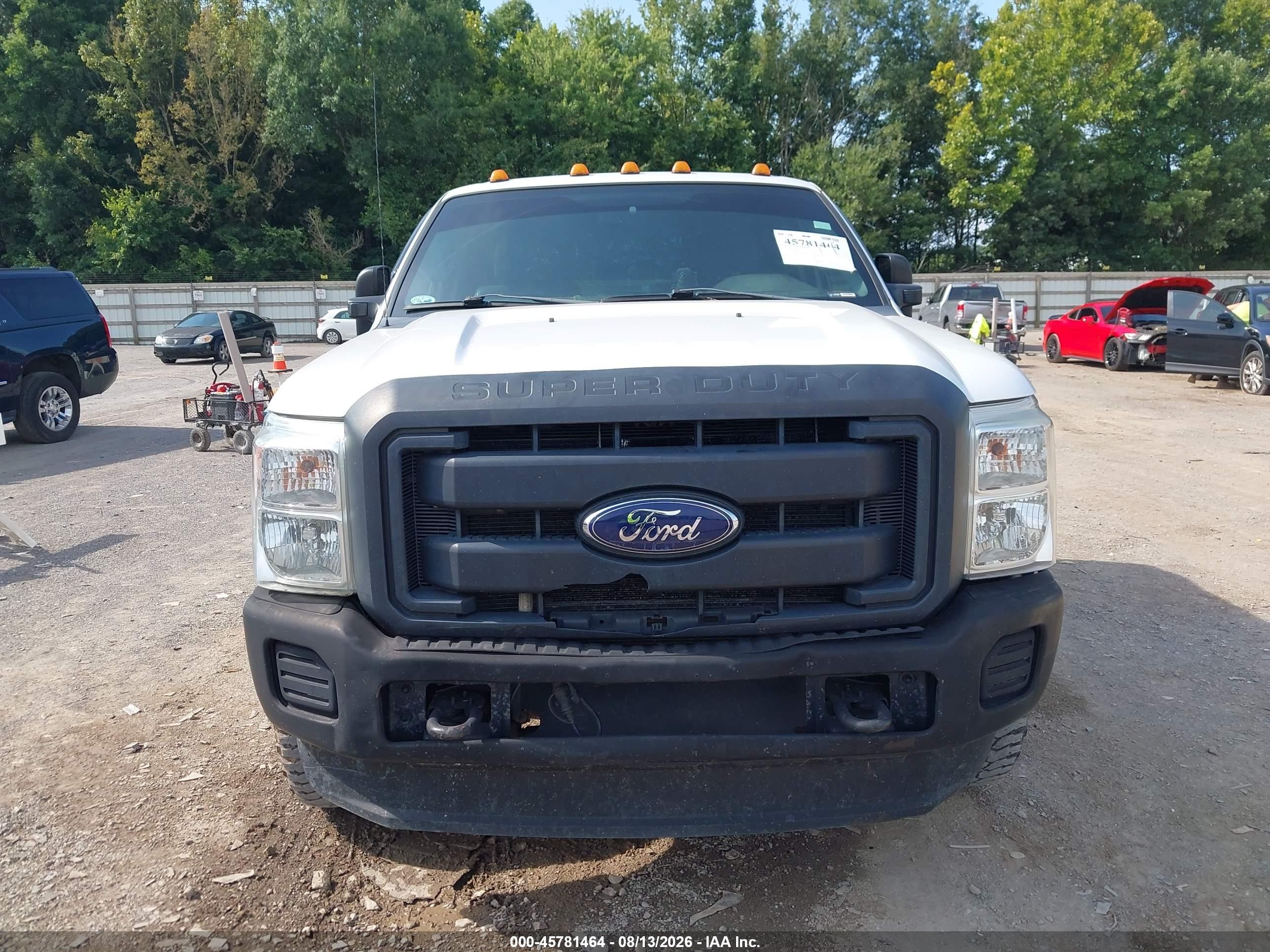 2014 Ford F-250 Xl White vin: 1FT7X2BT0EEB74710