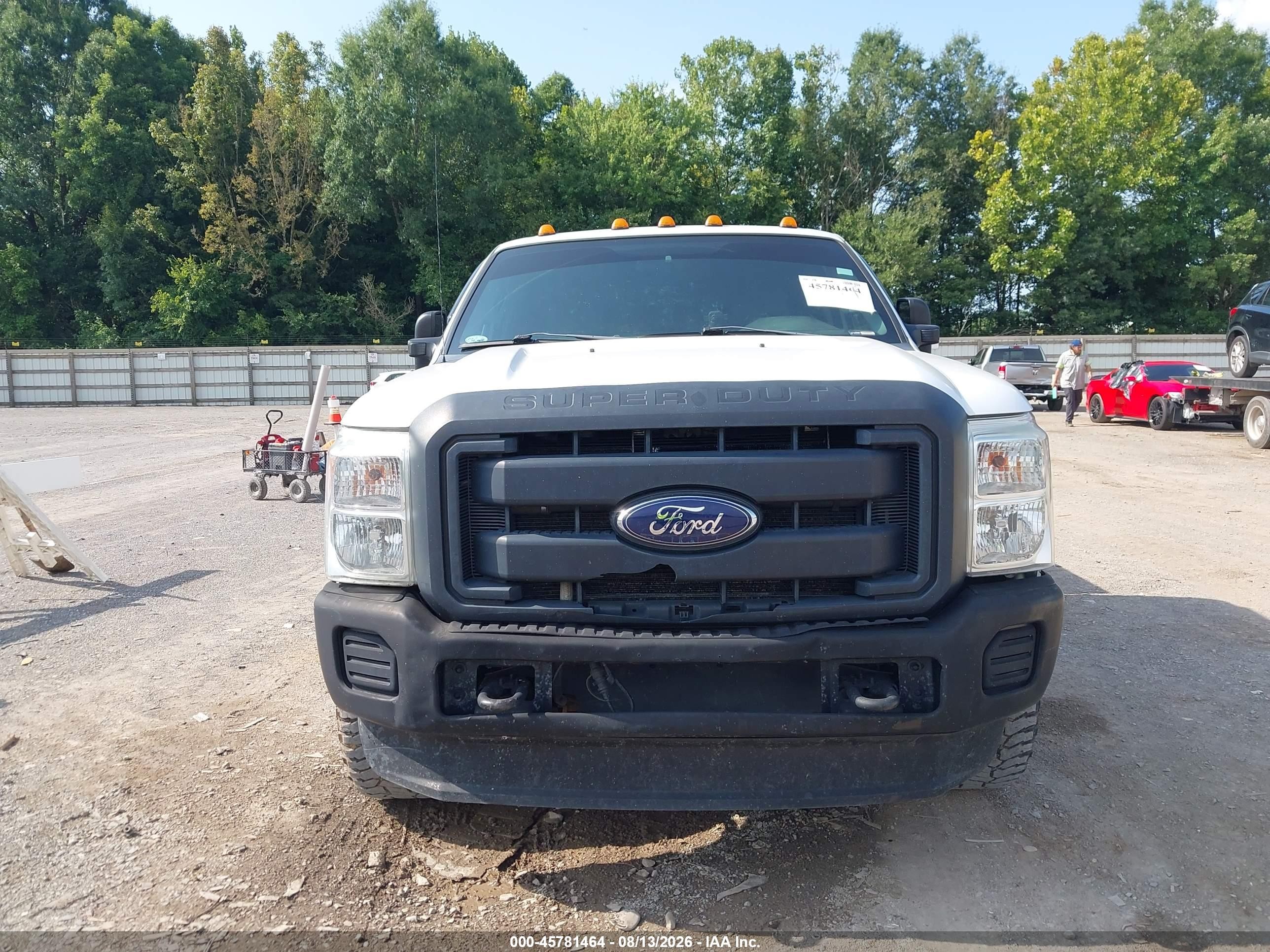 2014 Ford F-250 Xl White vin: 1FT7X2BT0EEB74710