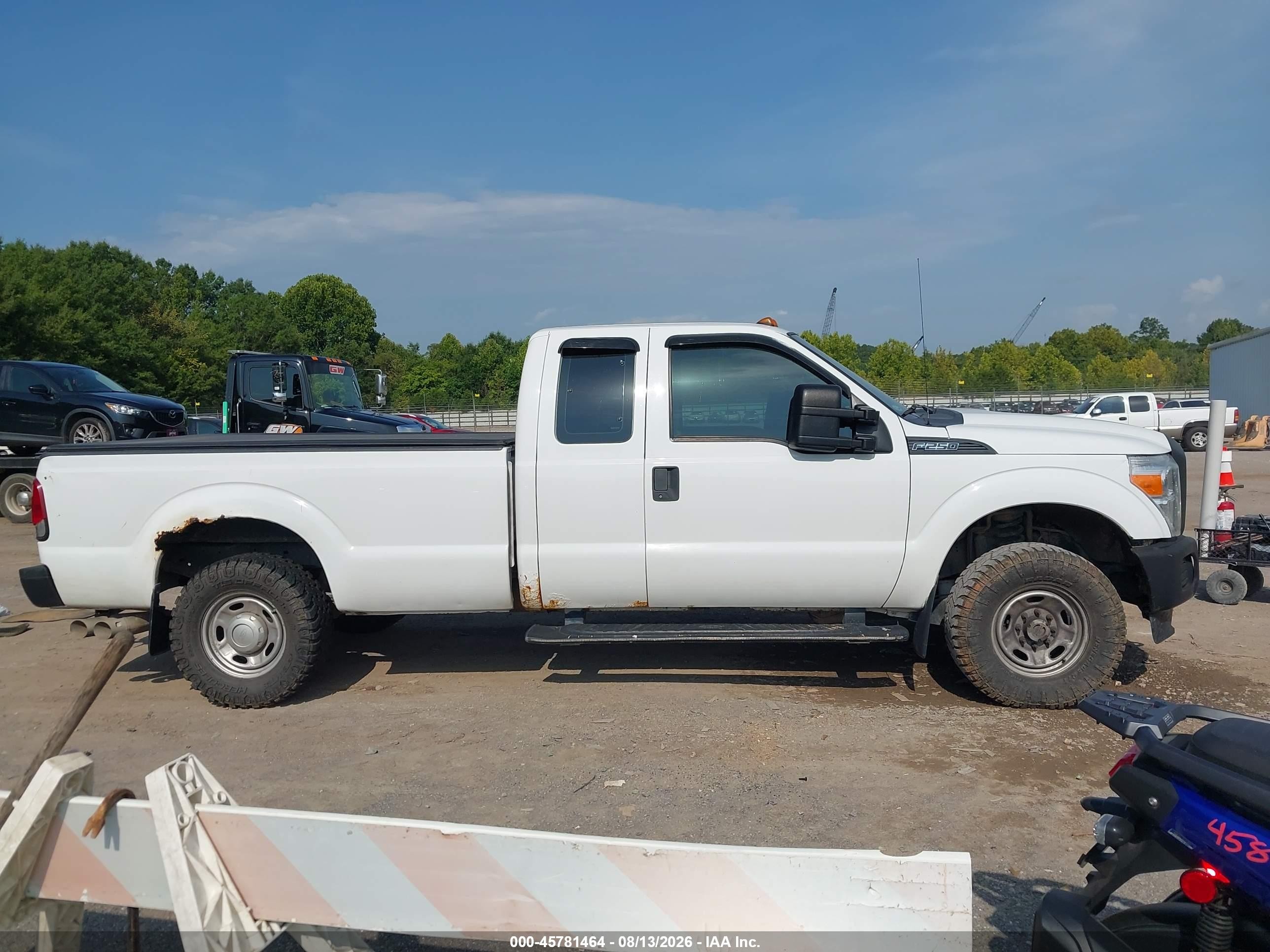 2014 Ford F-250 Xl White vin: 1FT7X2BT0EEB74710