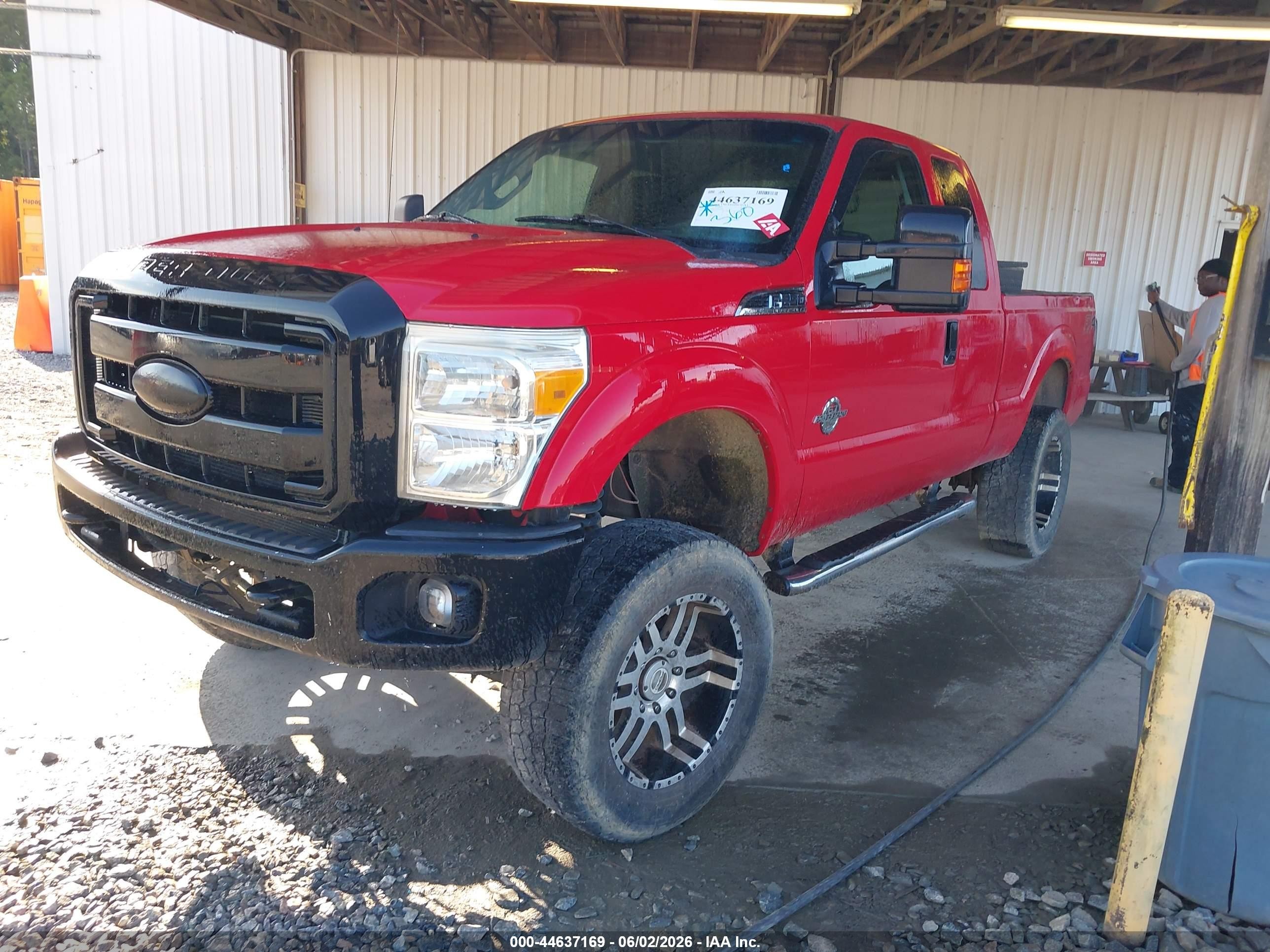 2012 Ford F-250 Xlt Red vin: 1FT7X2BT2CEA37281