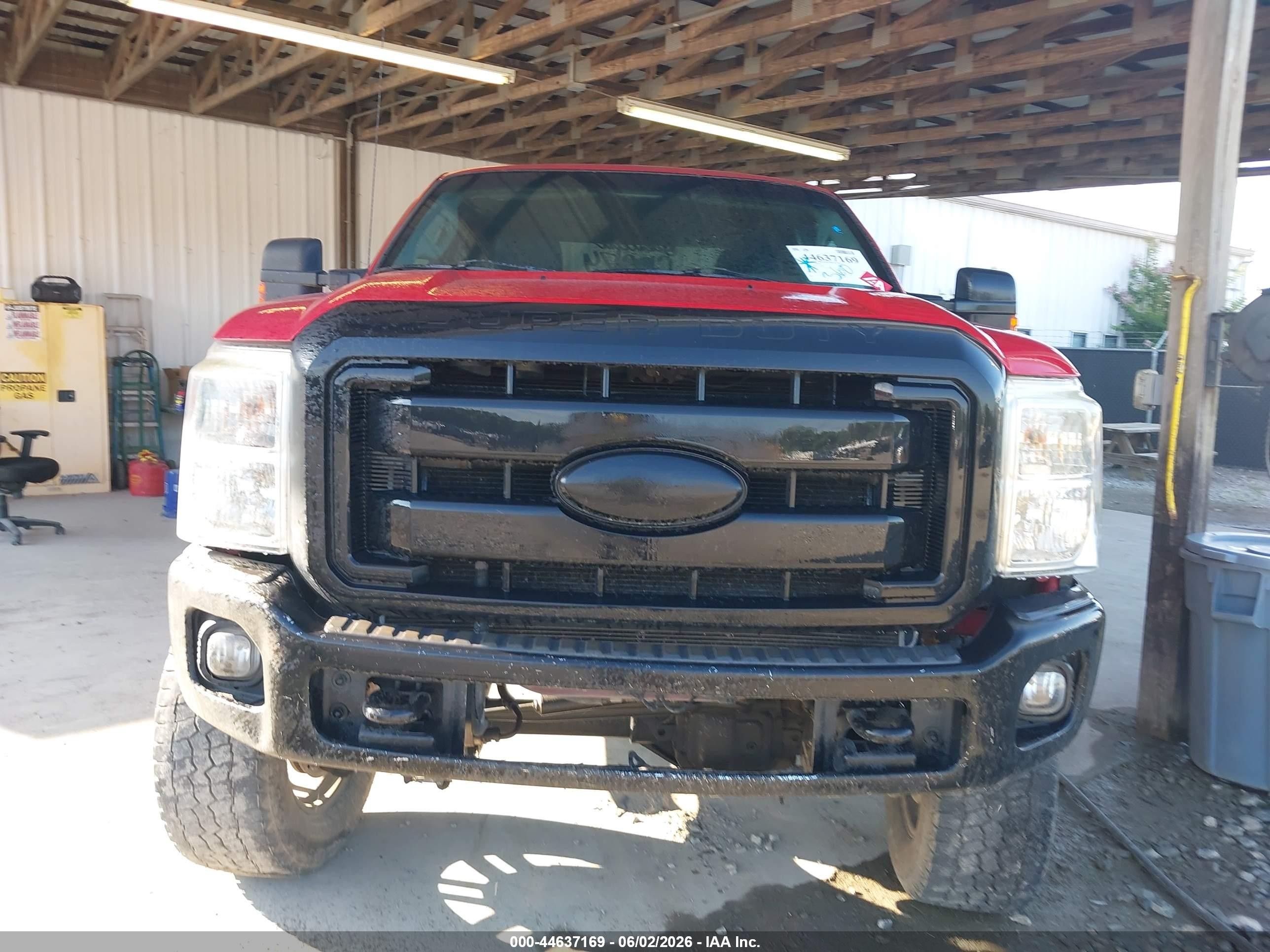 2012 Ford F-250 Xlt Red vin: 1FT7X2BT2CEA37281