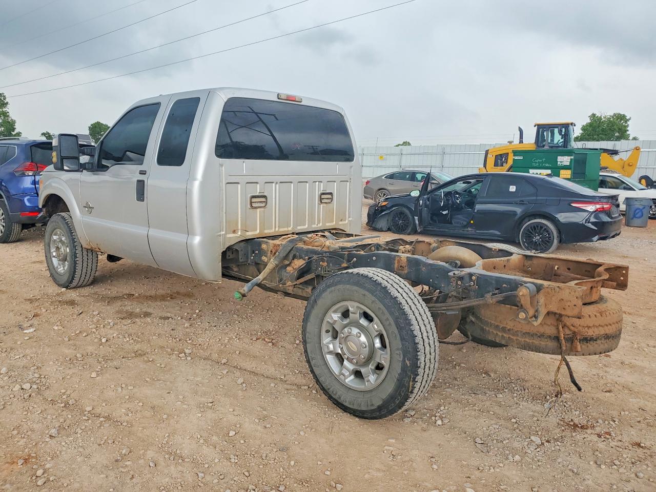 2012 Ford F250 Silver vin: 1FT7X2BT3CEA15208
