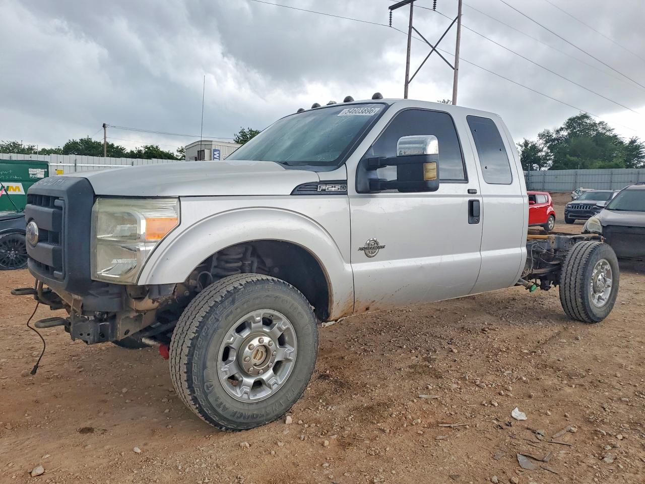 2012 Ford F250 Silver vin: 1FT7X2BT3CEA15208