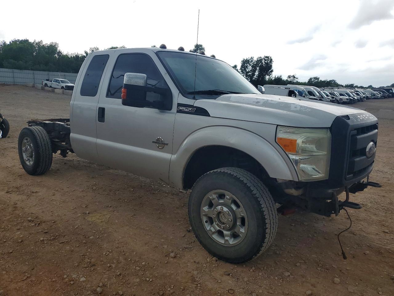 2012 Ford F250 Silver vin: 1FT7X2BT3CEA15208