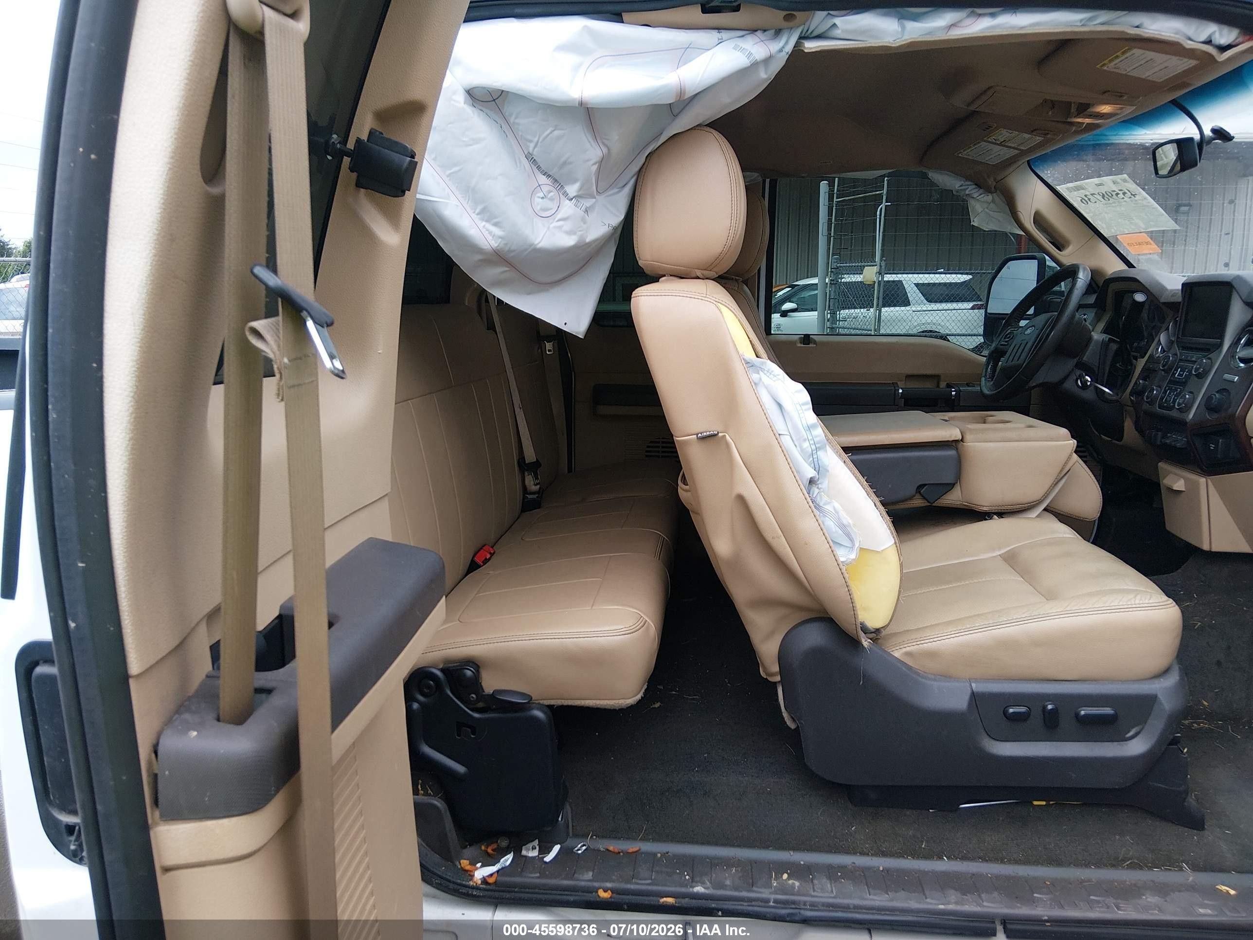 2013 Ford Super Duty F-250 Srw Lariat/xl/xlt White vin: 1FT7X2BT3DEB71038