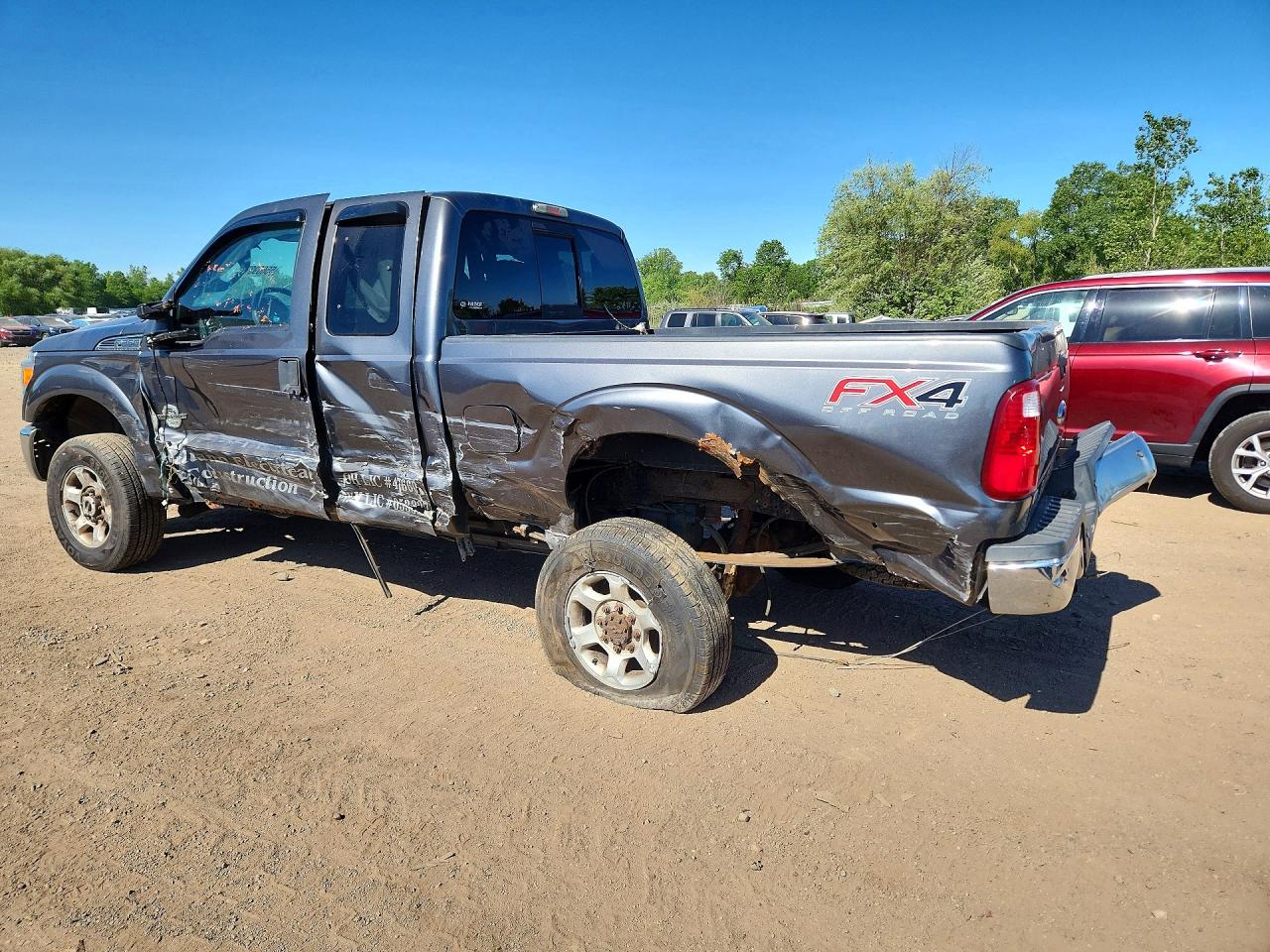 2015 Ford F250 Super Duty Gray vin: 1FT7X2BT3FEB43338