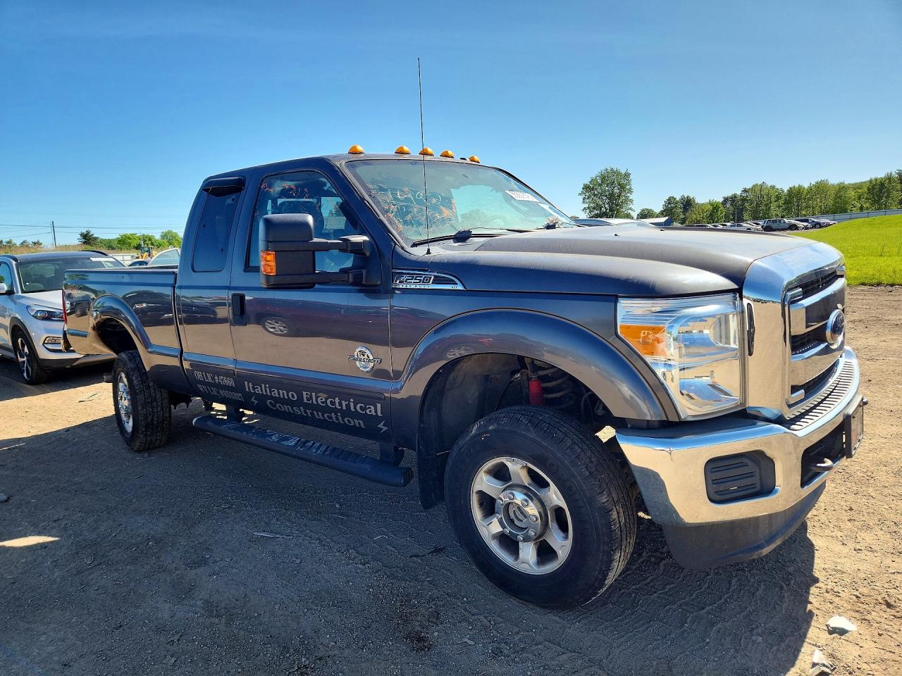 2015 Ford F250 Super Duty Gray vin: 1FT7X2BT3FEB43338
