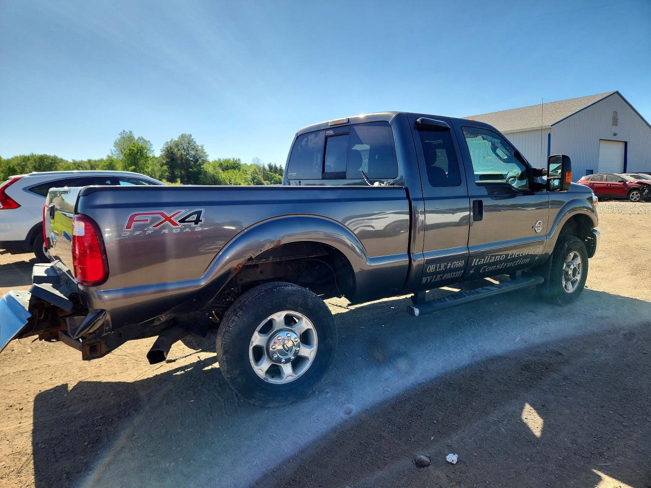 2015 Ford F250 Super Duty Gray vin: 1FT7X2BT3FEB43338