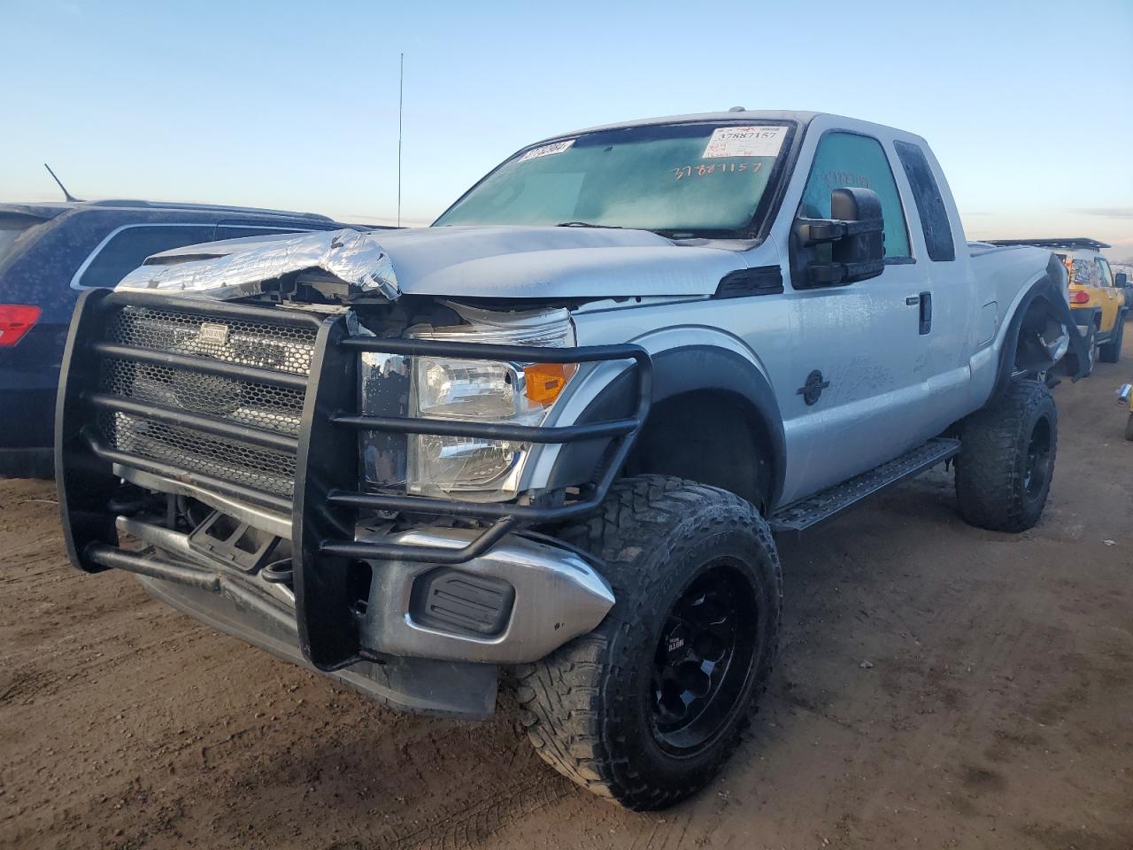 2011 Ford F250 Super Duty Silver vin: 1FT7X2BT6BEB48110