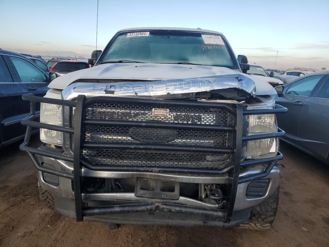 2011 Ford F250 Super Duty Silver vin: 1FT7X2BT6BEB48110