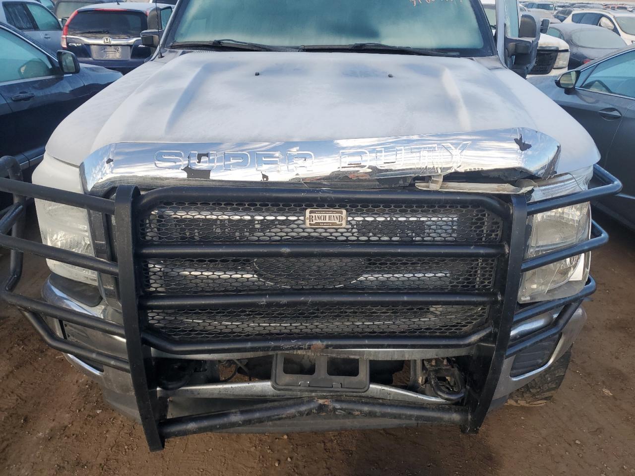2011 Ford F250 Super Duty Silver vin: 1FT7X2BT6BEB48110