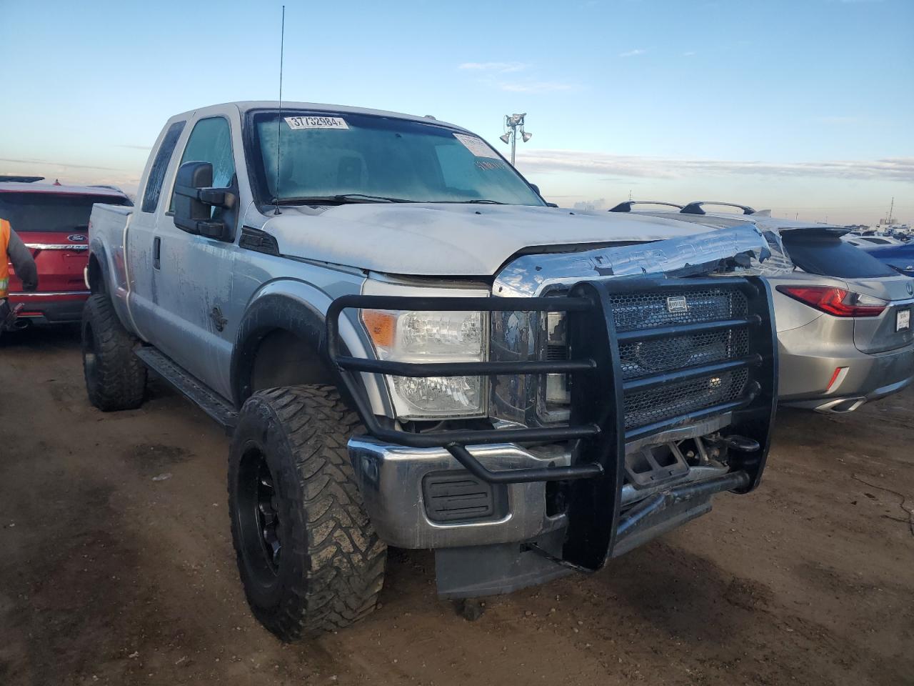 2011 Ford F250 Super Duty Silver vin: 1FT7X2BT6BEB48110