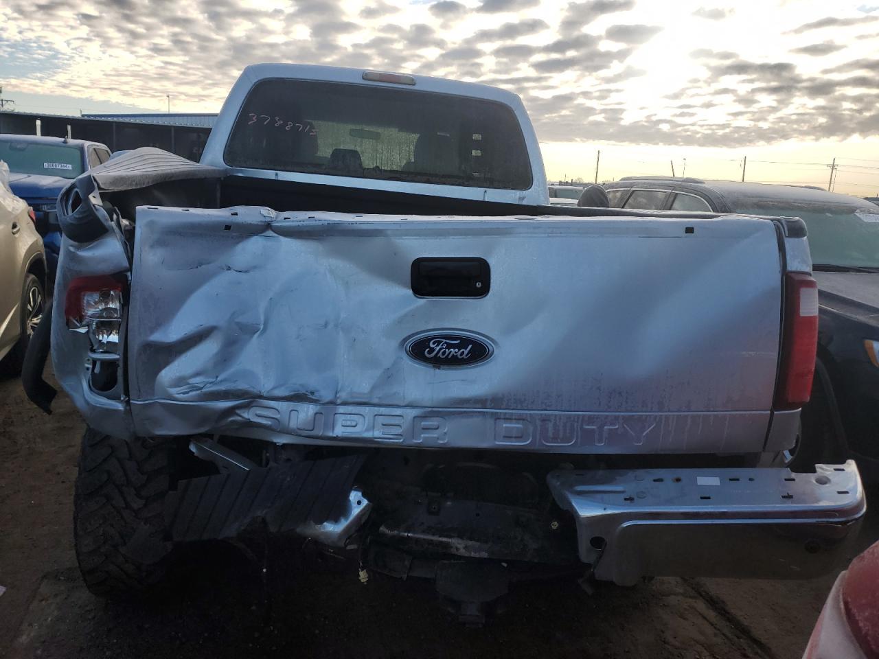 2011 Ford F250 Super Duty Silver vin: 1FT7X2BT6BEB48110