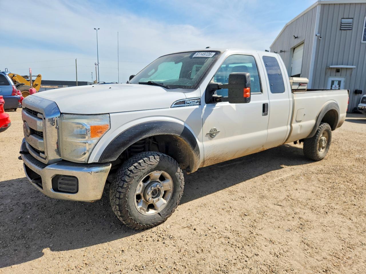 2011 Ford F250 Super Duty White vin: 1FT7X2BT8BEA28647