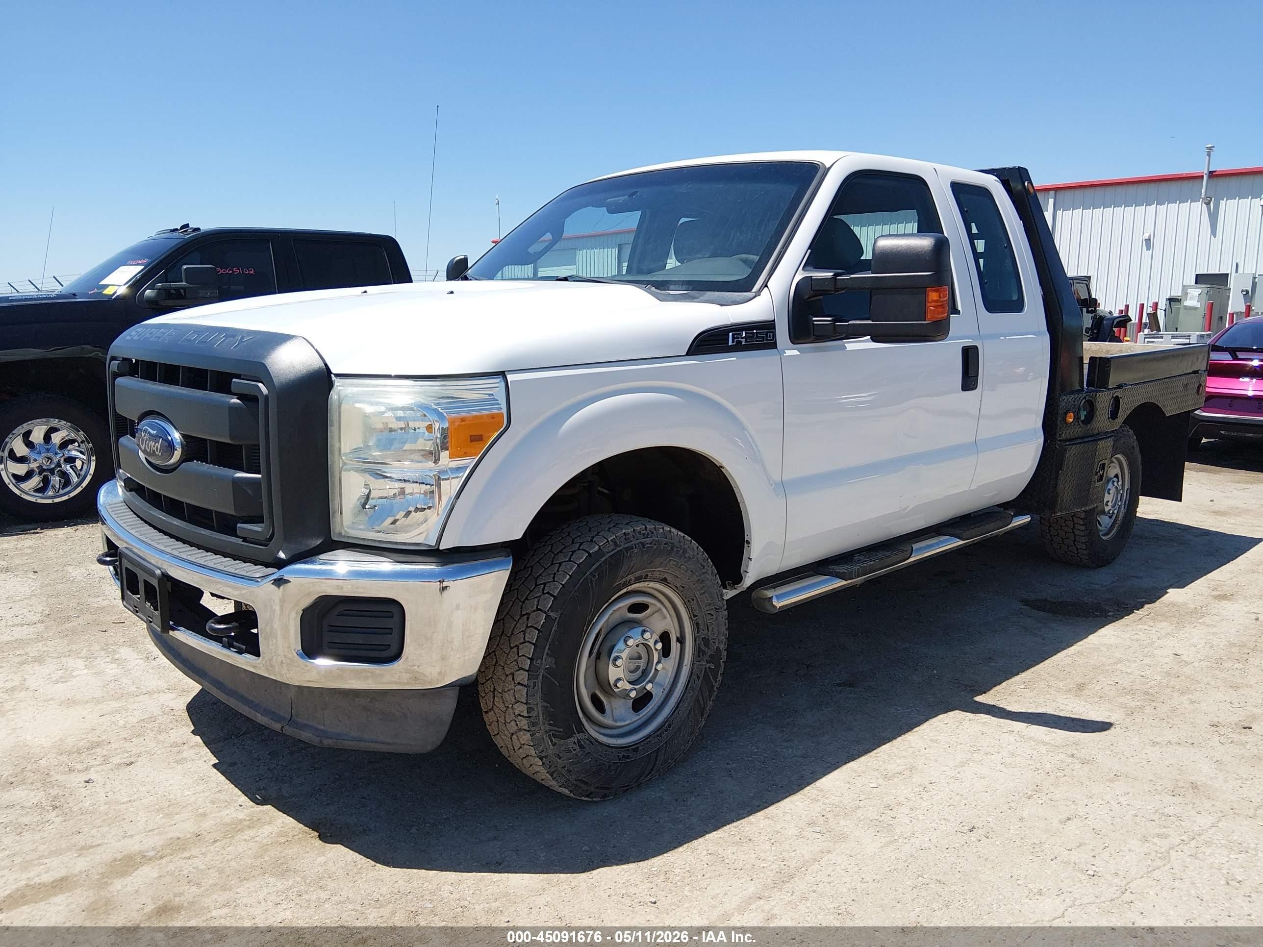 2012 Ford F-250 Xl White vin: 1FT7X2BT9CEB09884