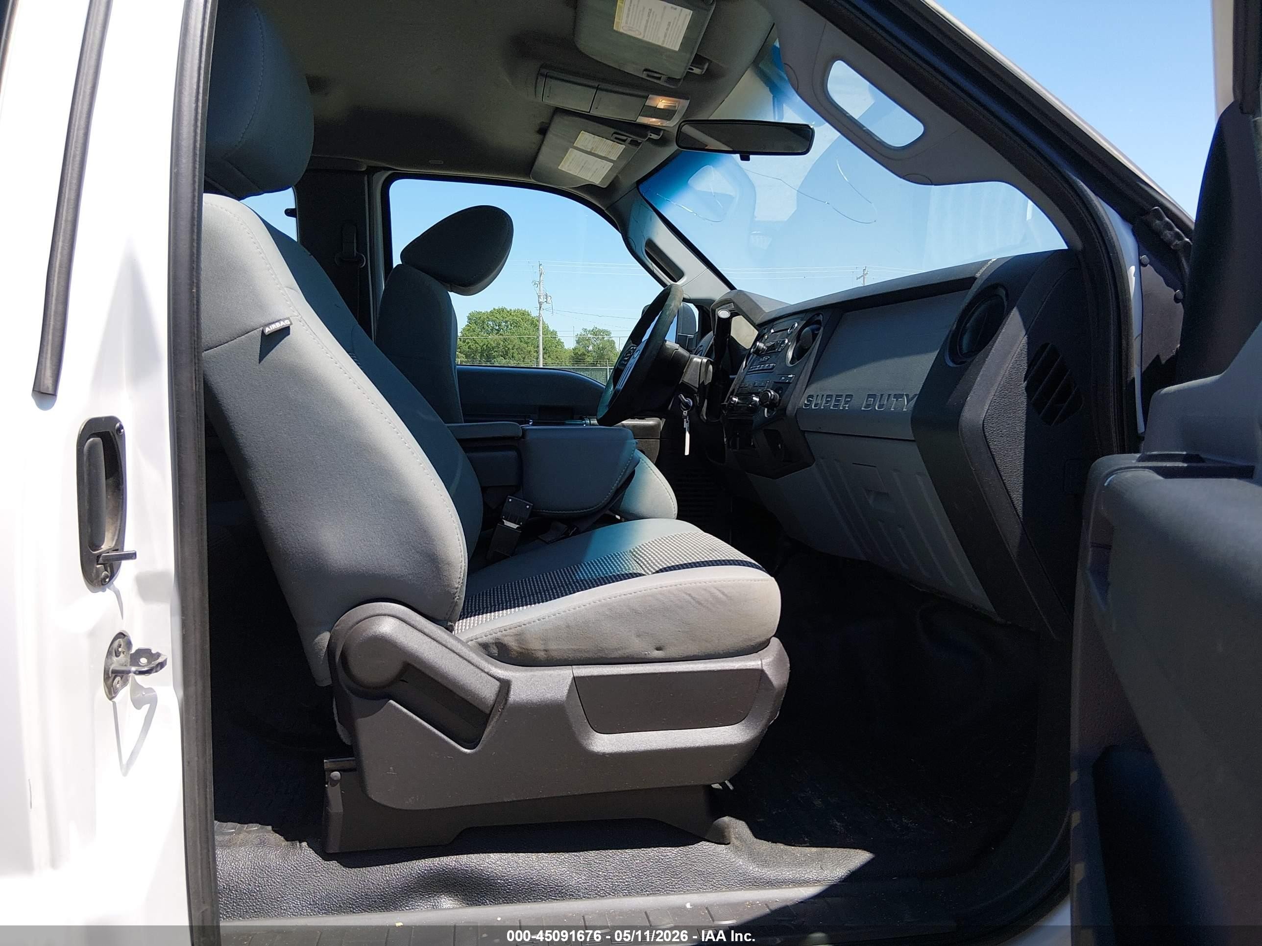 2012 Ford F-250 Xl White vin: 1FT7X2BT9CEB09884