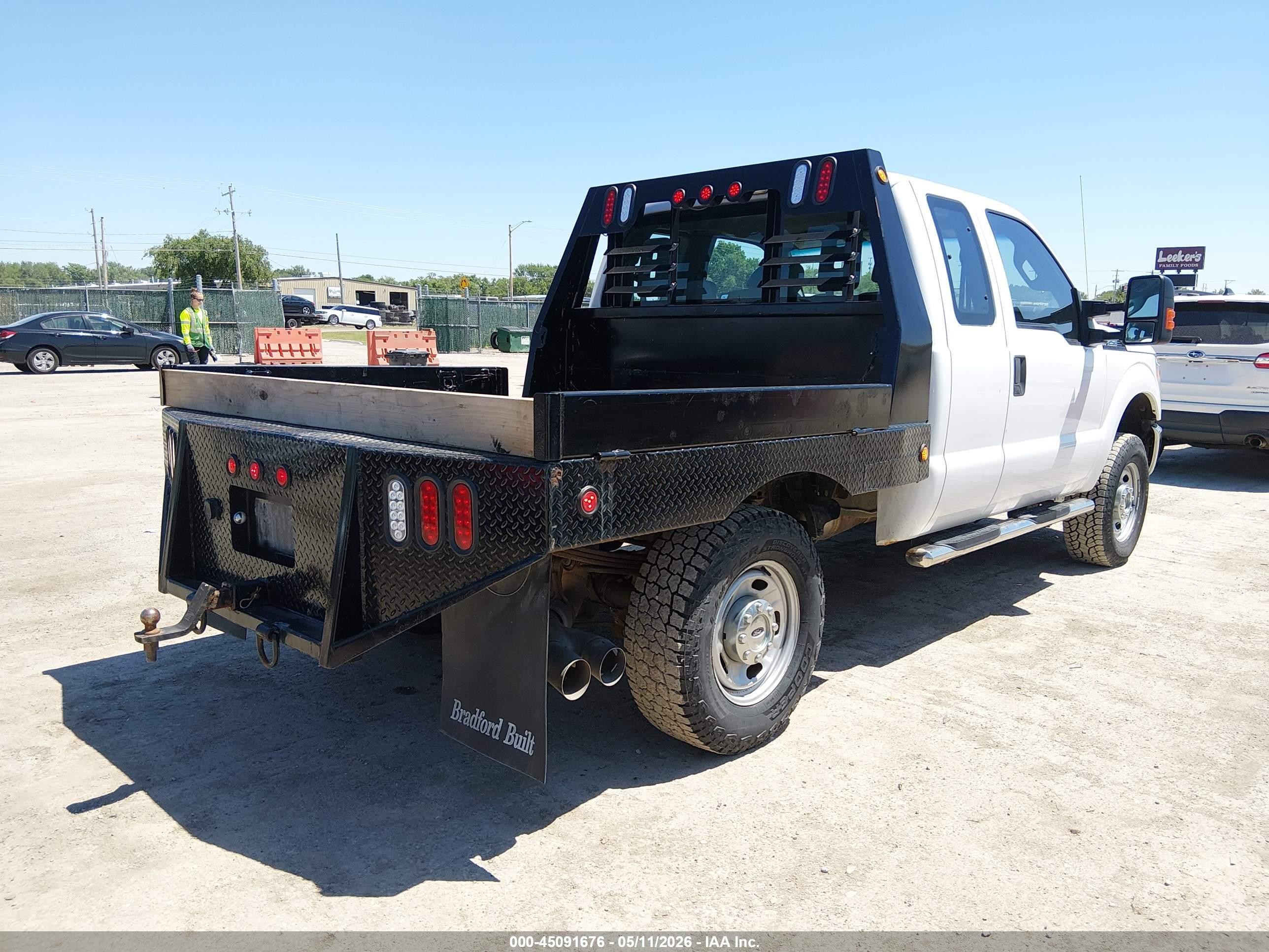 2012 Ford F-250 Xl White vin: 1FT7X2BT9CEB09884
