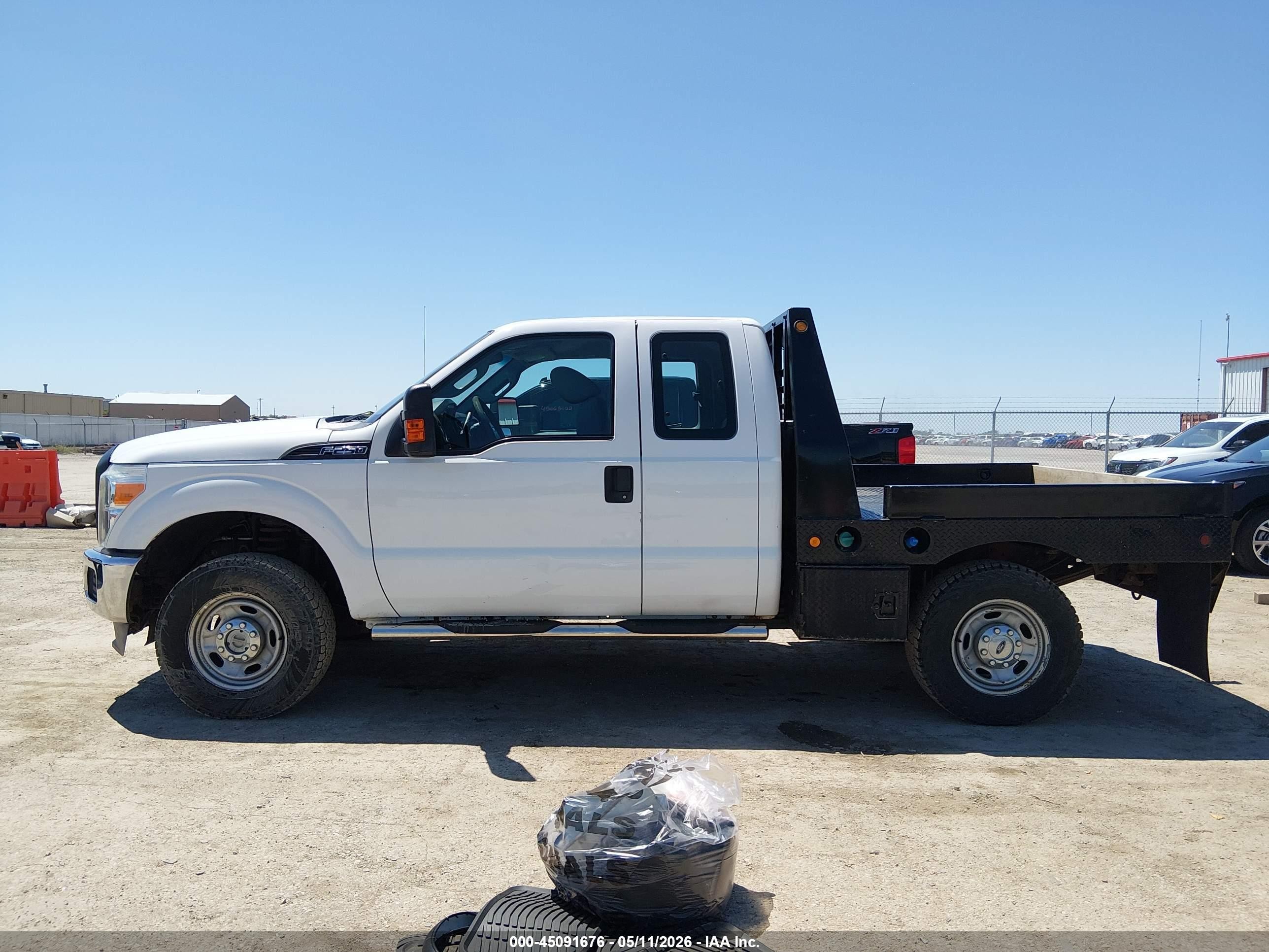 2012 Ford F-250 Xl White vin: 1FT7X2BT9CEB09884