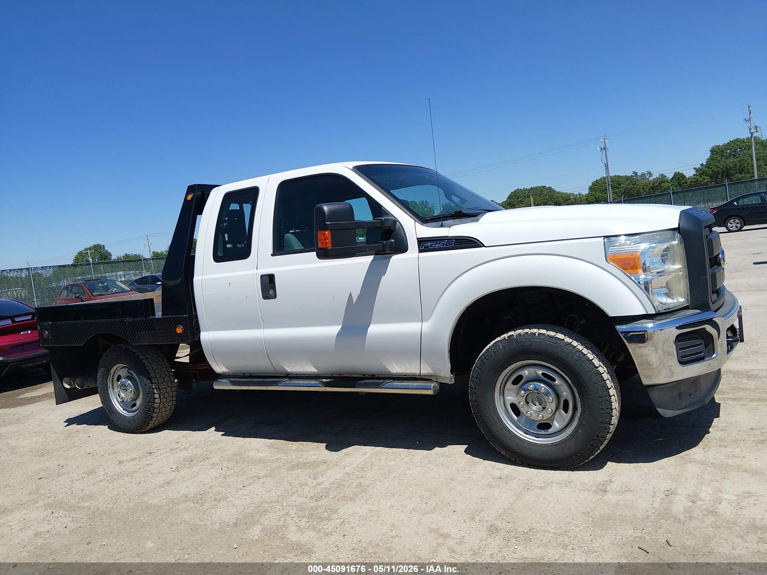 2012 Ford F-250 Xl White vin: 1FT7X2BT9CEB09884