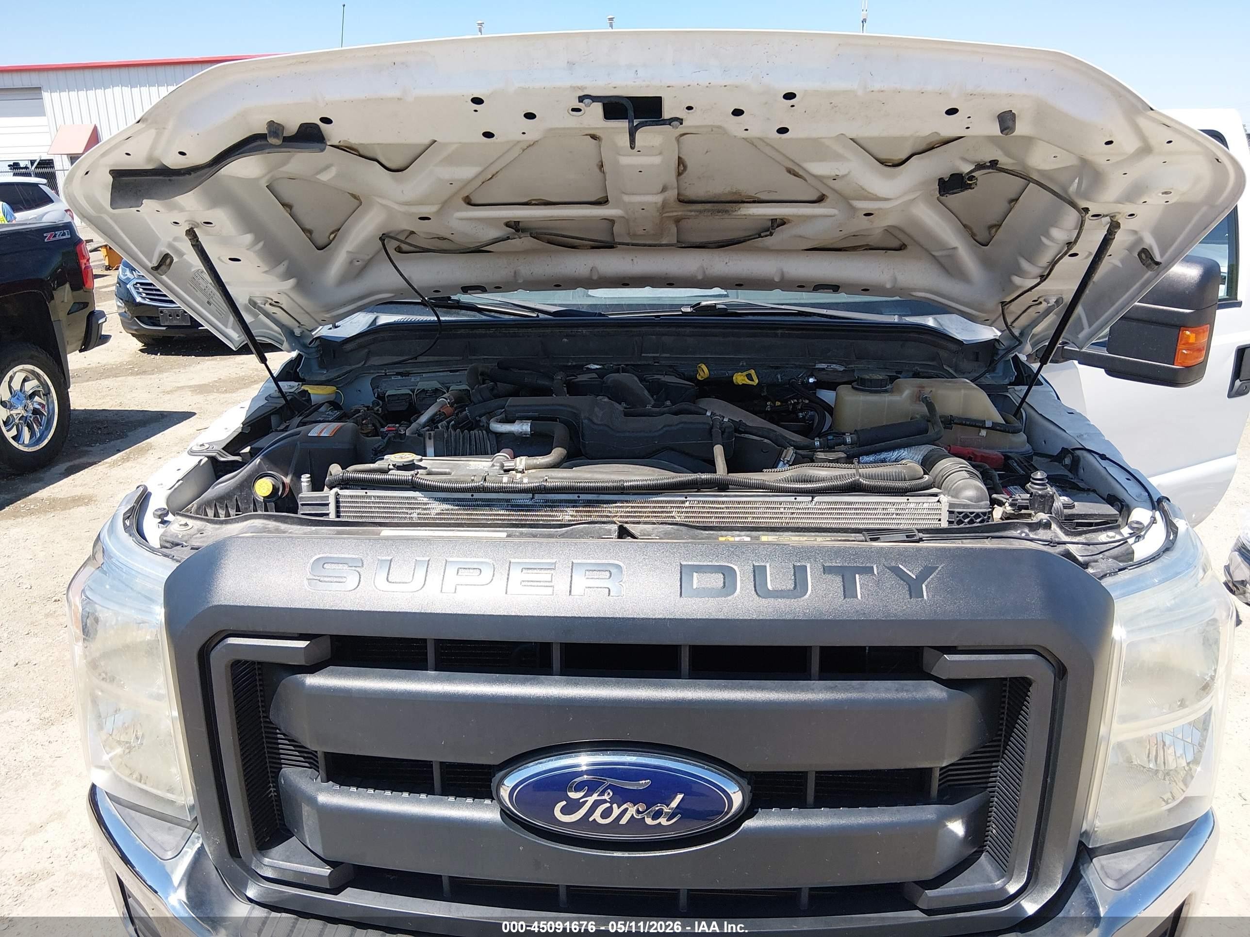 2012 Ford F-250 Xl White vin: 1FT7X2BT9CEB09884