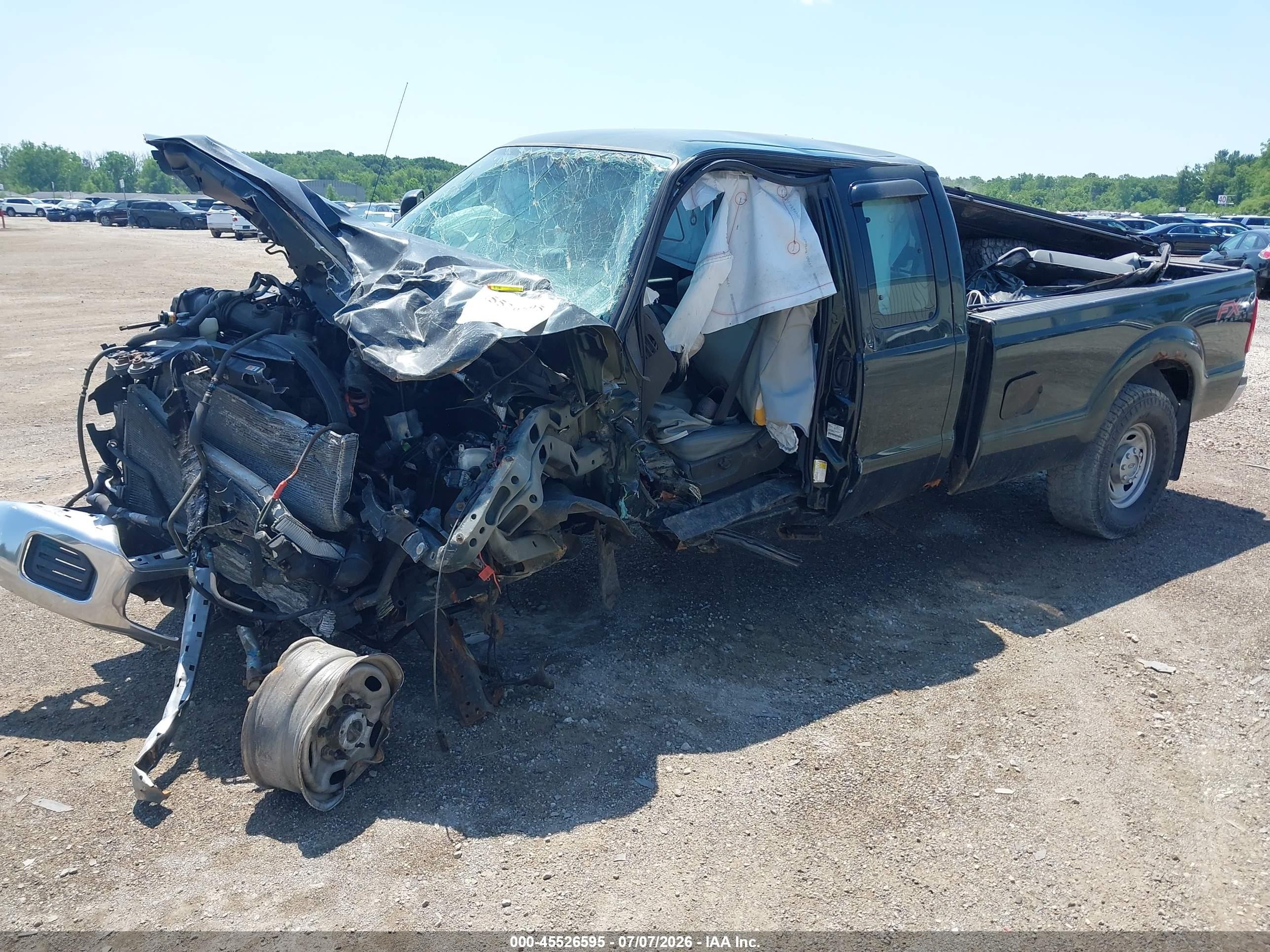 2015 Ford F-250 Xl Green vin: 1FT7X2BTXFEC00831