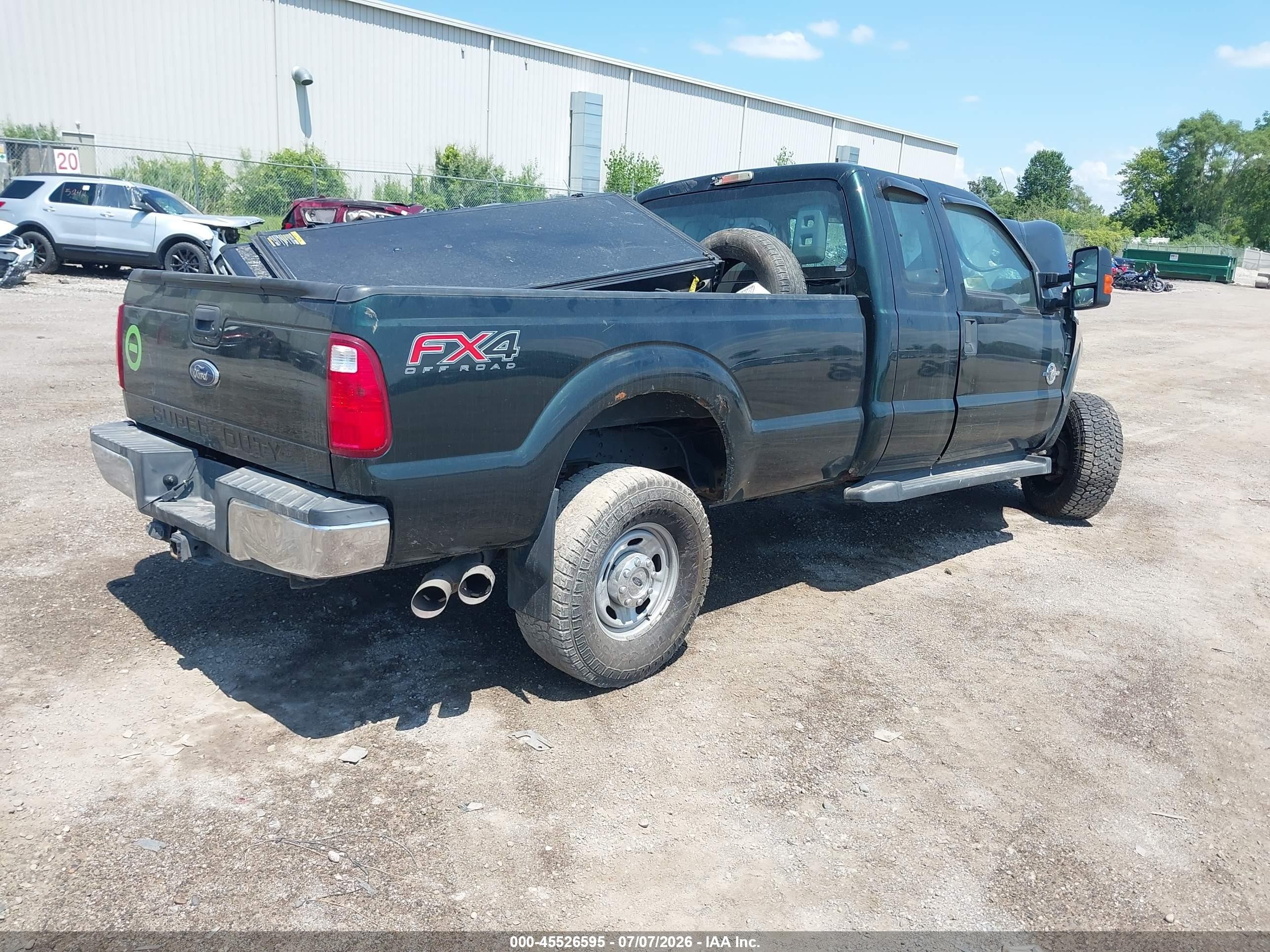 2015 Ford F-250 Xl Green vin: 1FT7X2BTXFEC00831