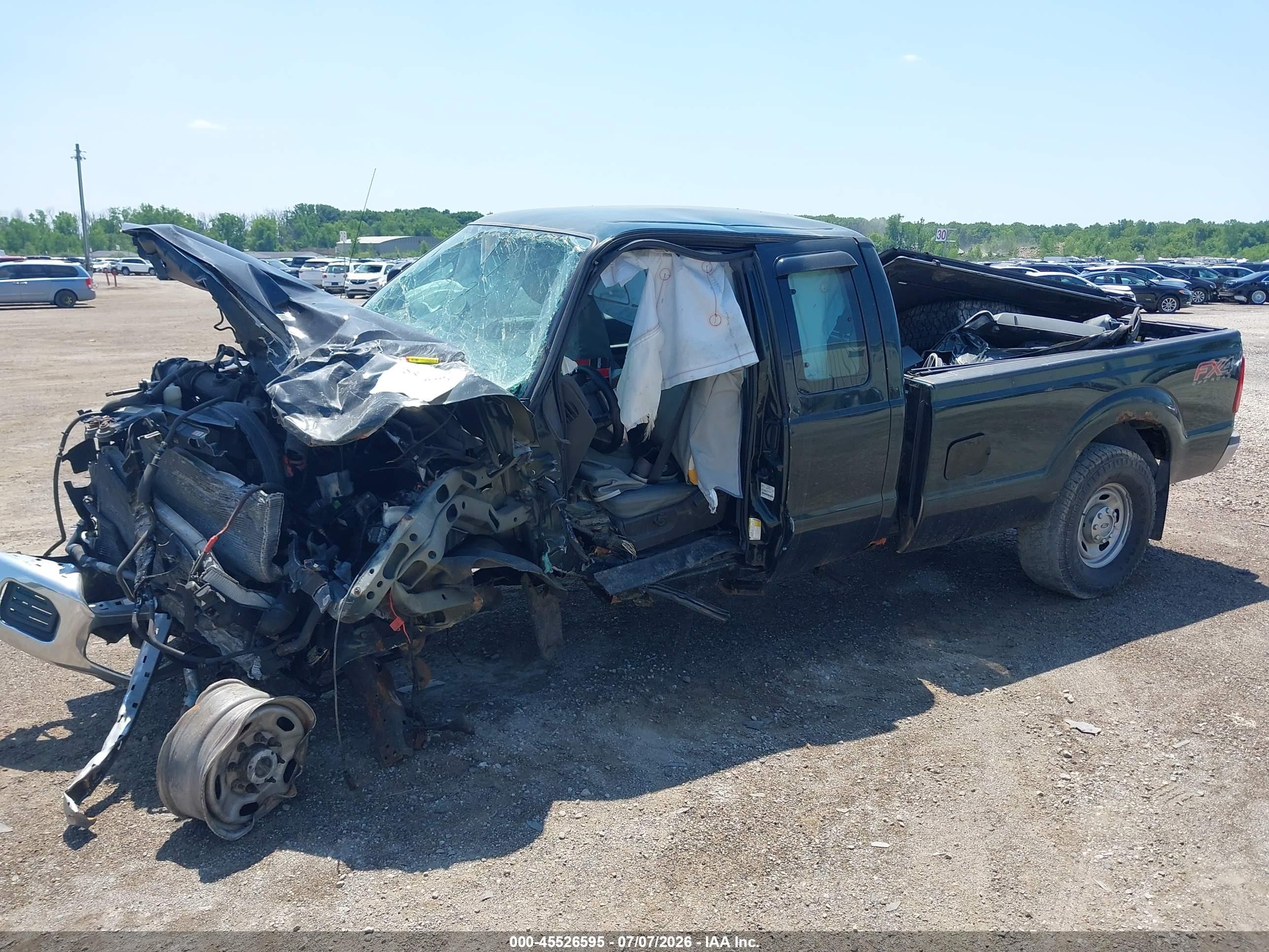 2015 Ford F-250 Xl Green vin: 1FT7X2BTXFEC00831