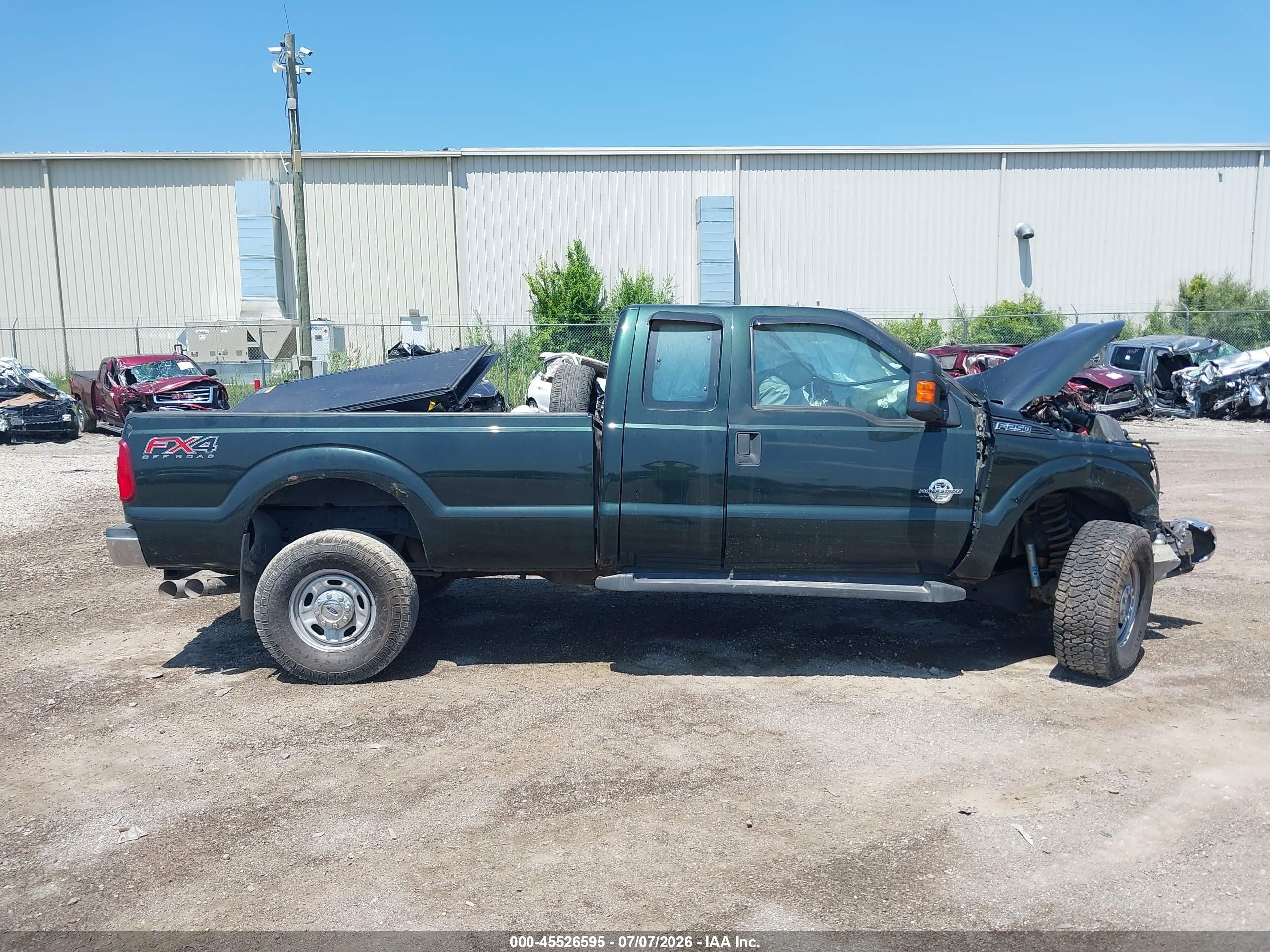 2015 Ford F-250 Xl Green vin: 1FT7X2BTXFEC00831