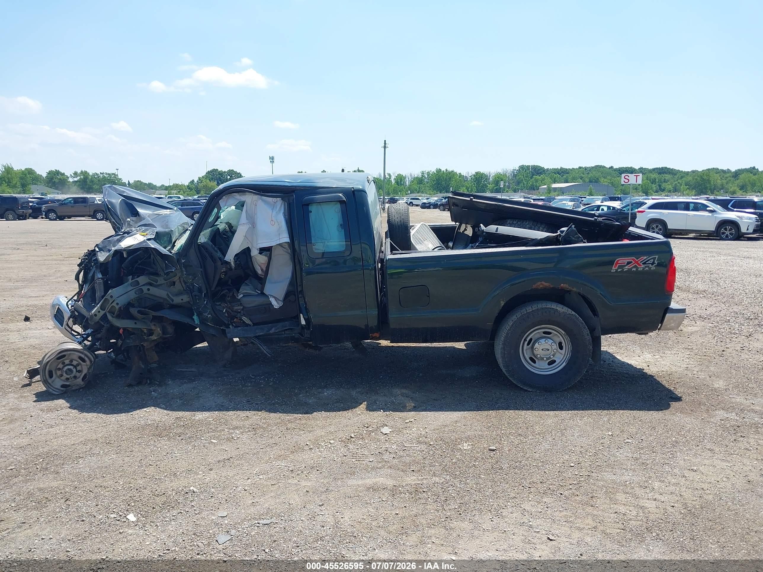 2015 Ford F-250 Xl Green vin: 1FT7X2BTXFEC00831