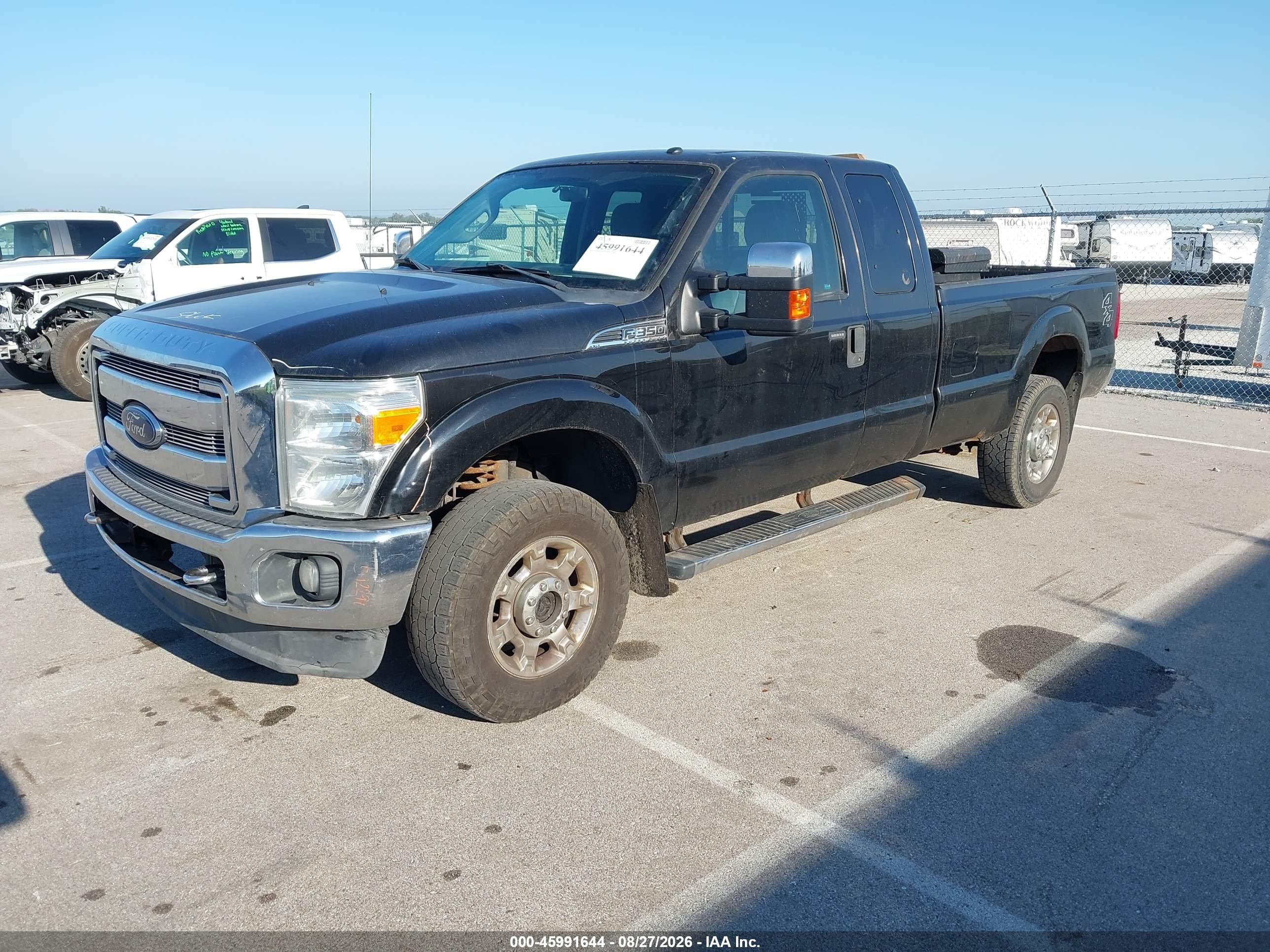 2012 Ford Super Duty F-350 Srw Xlt Black vin: 1FT7X3B64CEC03428