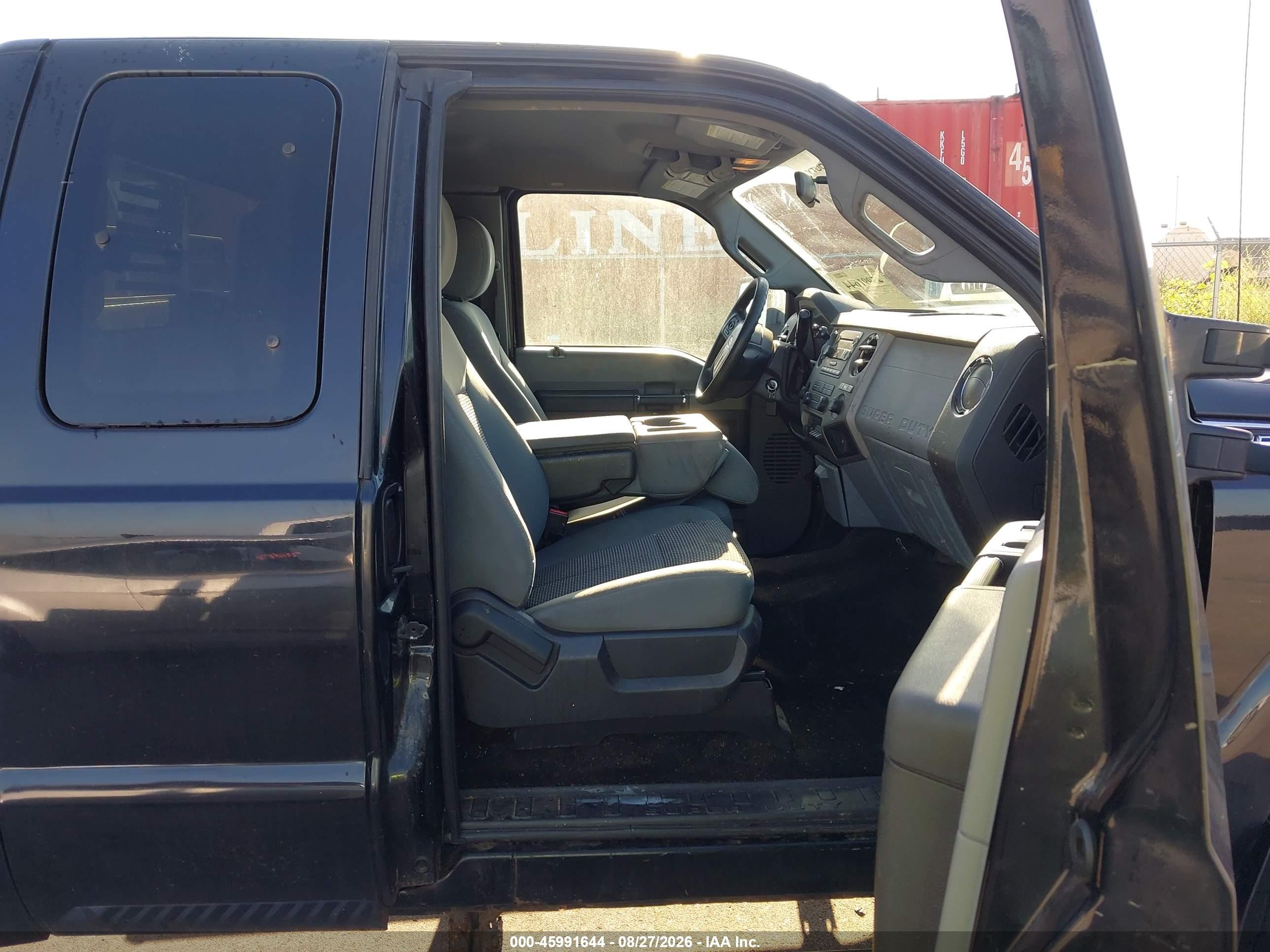 2012 Ford Super Duty F-350 Srw Xlt Black vin: 1FT7X3B64CEC03428