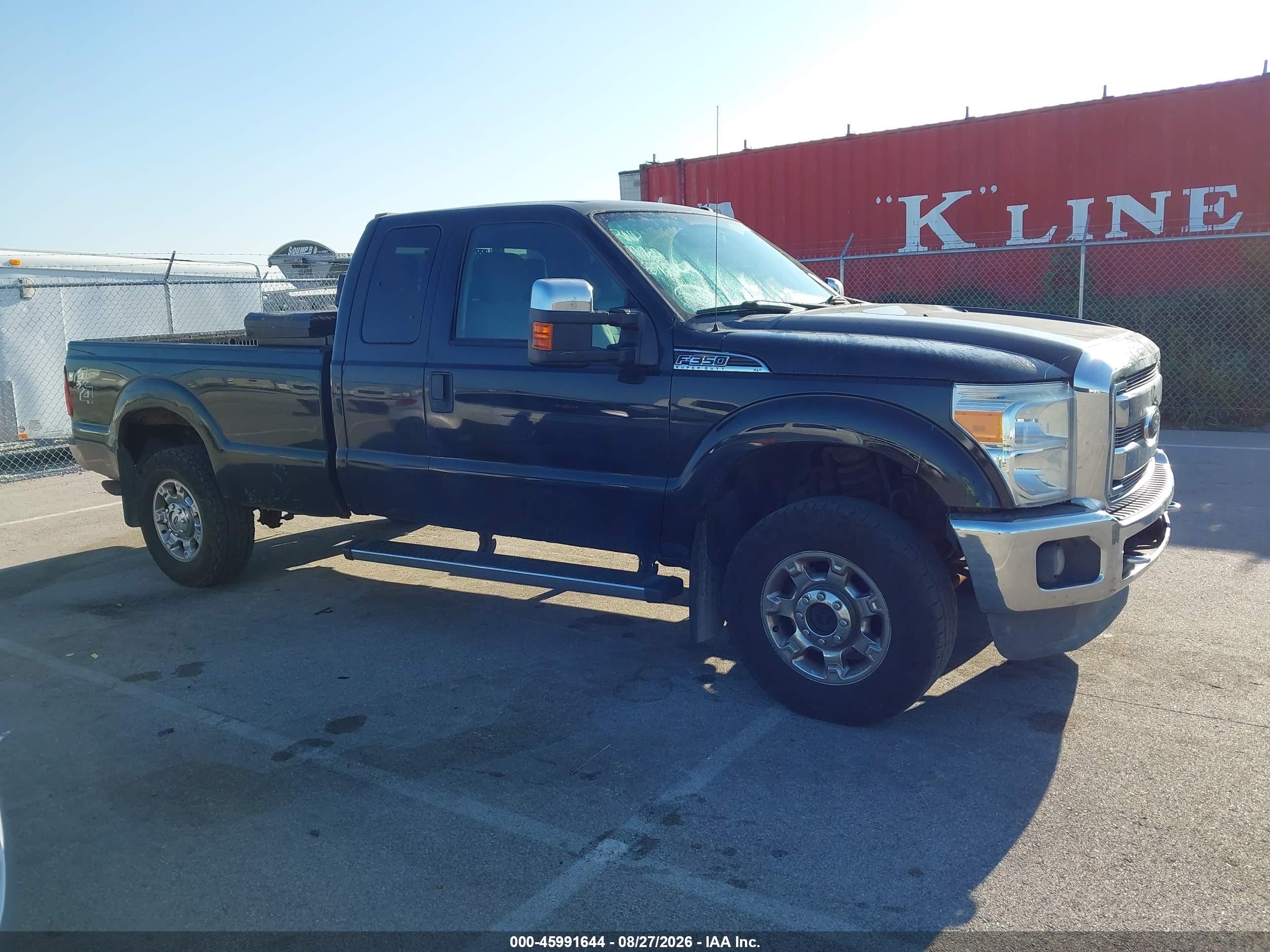 2012 Ford Super Duty F-350 Srw Xlt Black vin: 1FT7X3B64CEC03428