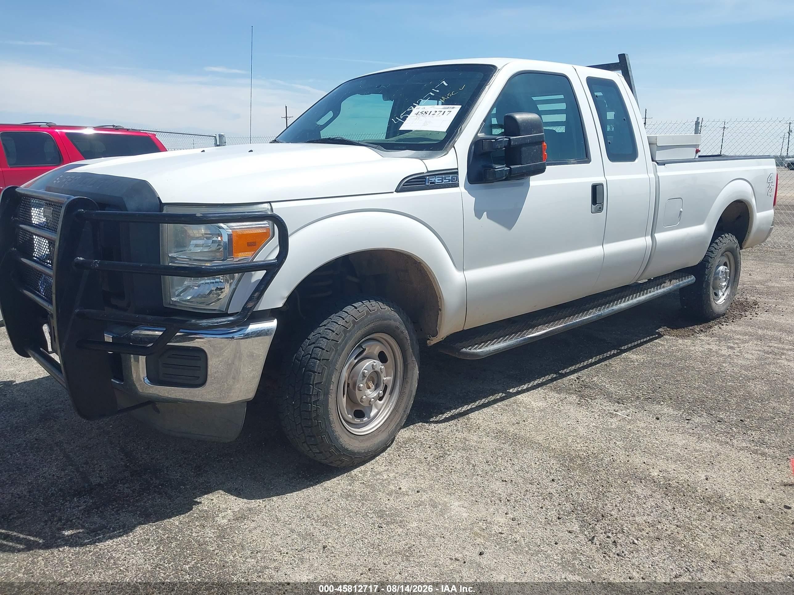 2012 Ford F-350 Xl White vin: 1FT7X3B68CEC30373