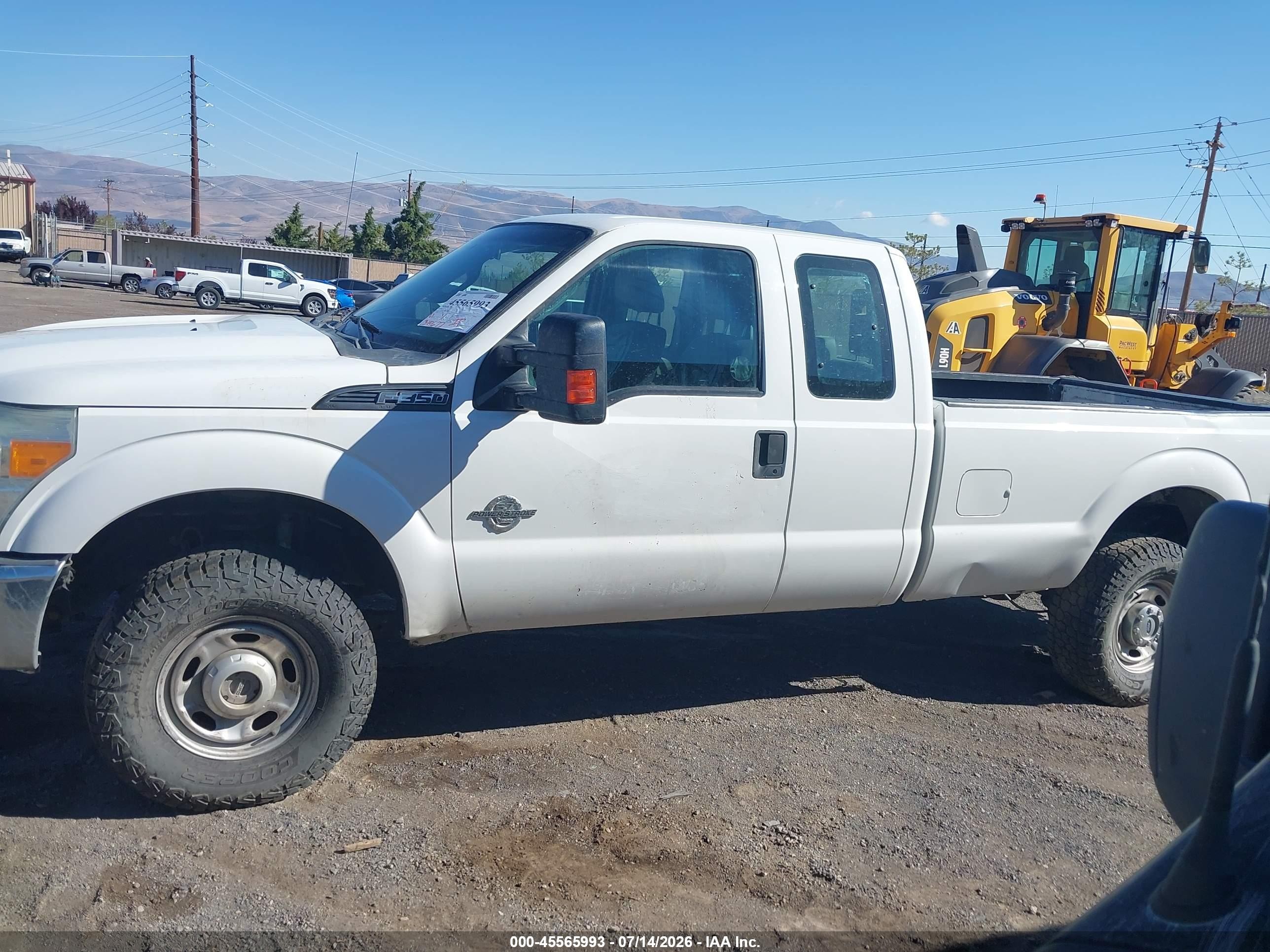 2015 Ford F-350 Xl White vin: 1FT7X3BT0FEB12182