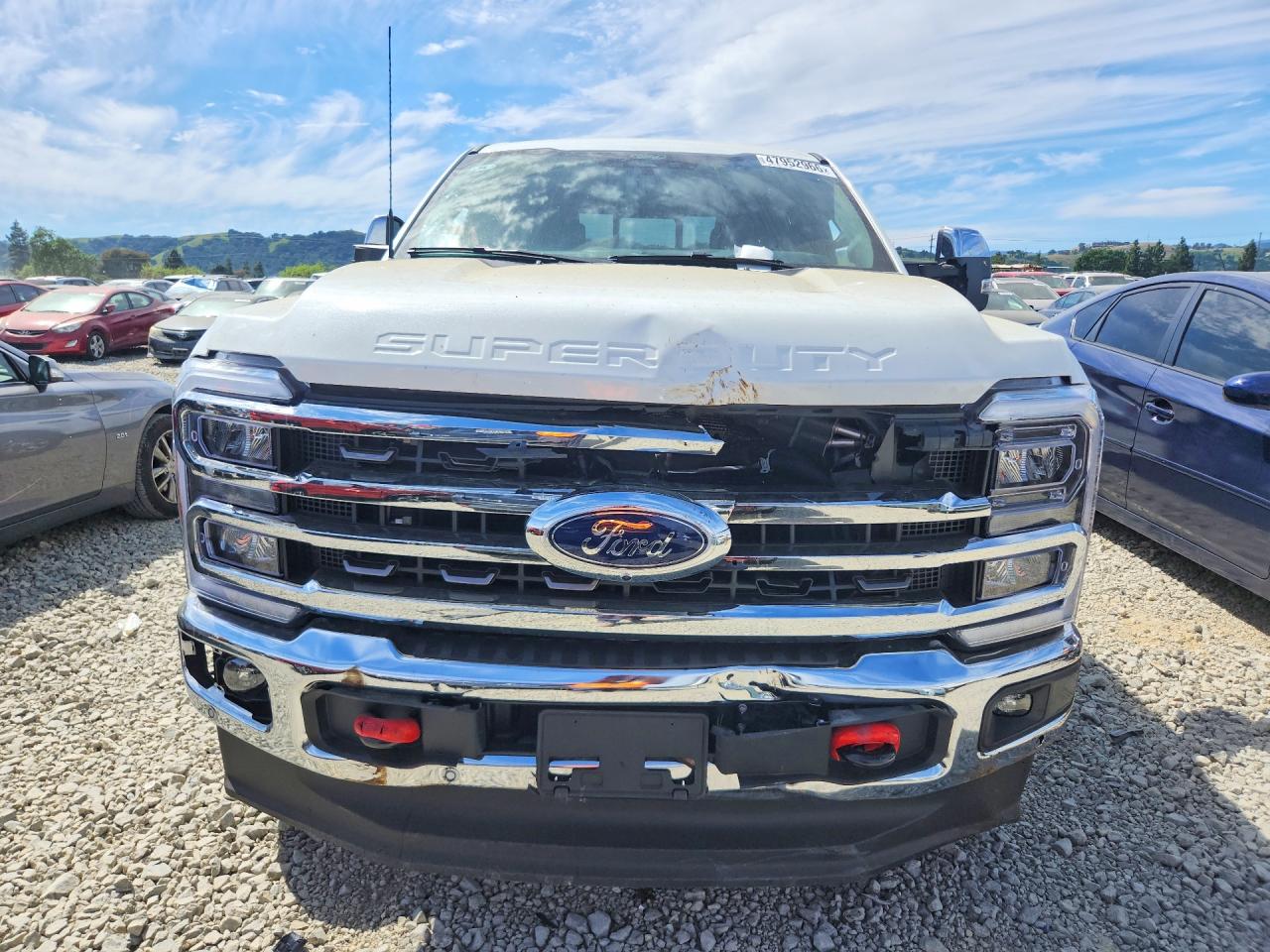2025 Ford F-250 Super Duty White vin: 1FT8W2BM3SEC79303