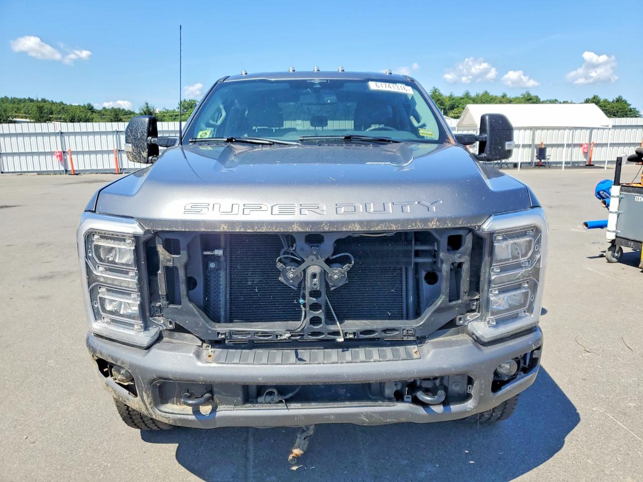2023 Ford F250 Super Duty Gray vin: 1FT8W2BN0PED62705