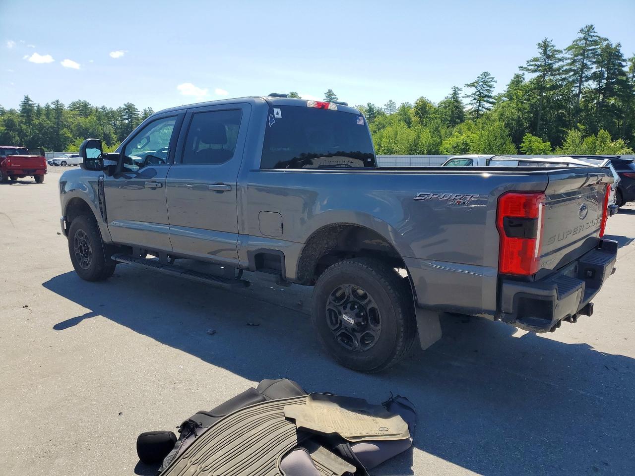 2023 Ford F250 Super Duty Gray vin: 1FT8W2BN0PED62705
