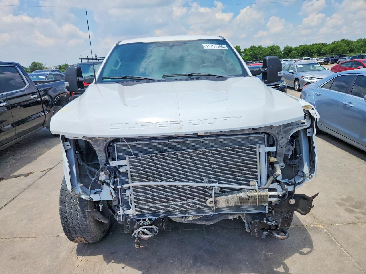 2022 Ford F250 Super Duty Белый vin: 1FT8W2BT0NEC37540