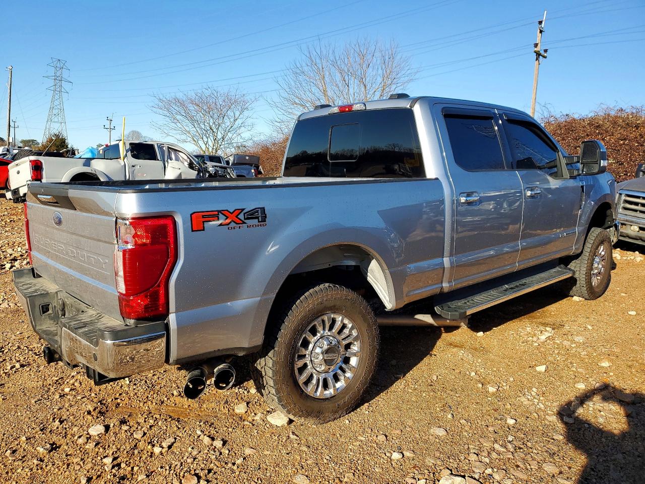 2022 Ford F250 Super Duty Silver vin: 1FT8W2BT0NEG29806