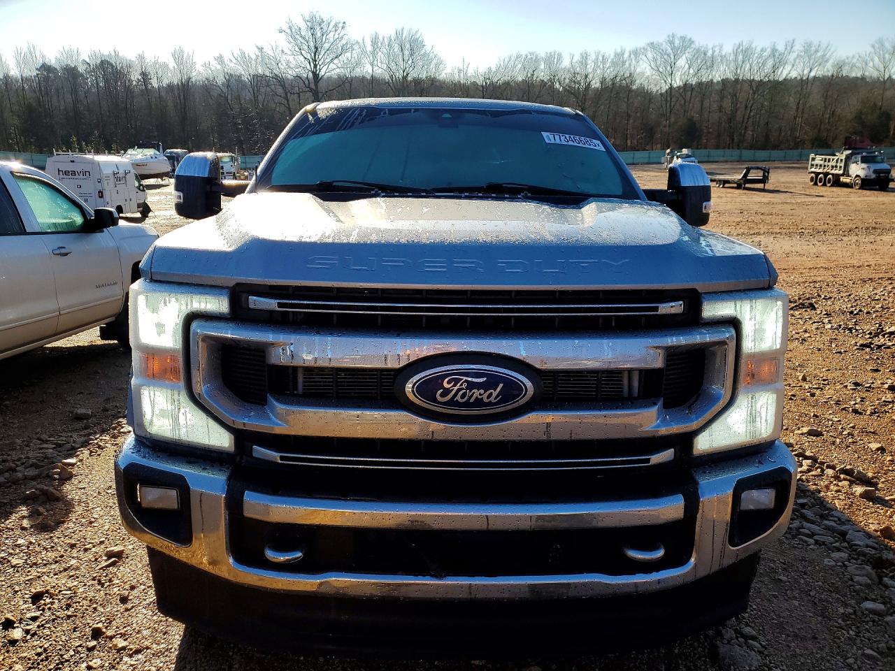 2022 Ford F250 Super Duty Silver vin: 1FT8W2BT0NEG29806