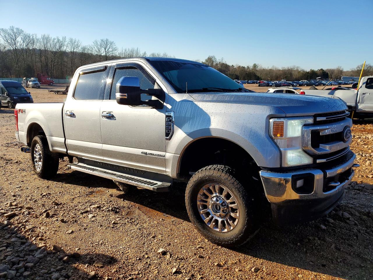 2022 Ford F250 Super Duty Silver vin: 1FT8W2BT0NEG29806