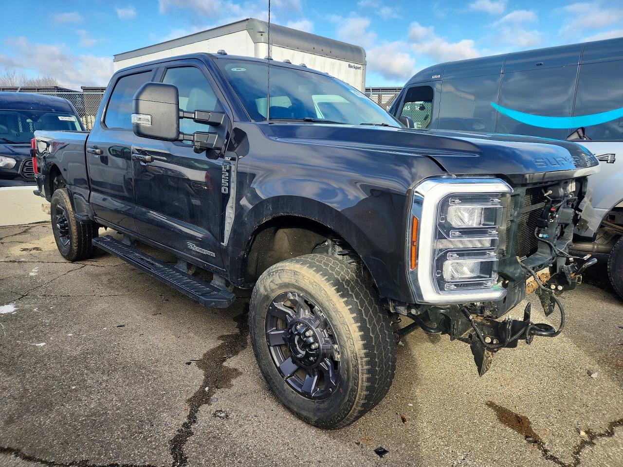 2024 Ford F250 Super Duty Black vin: 1FT8W2BT0REC85738