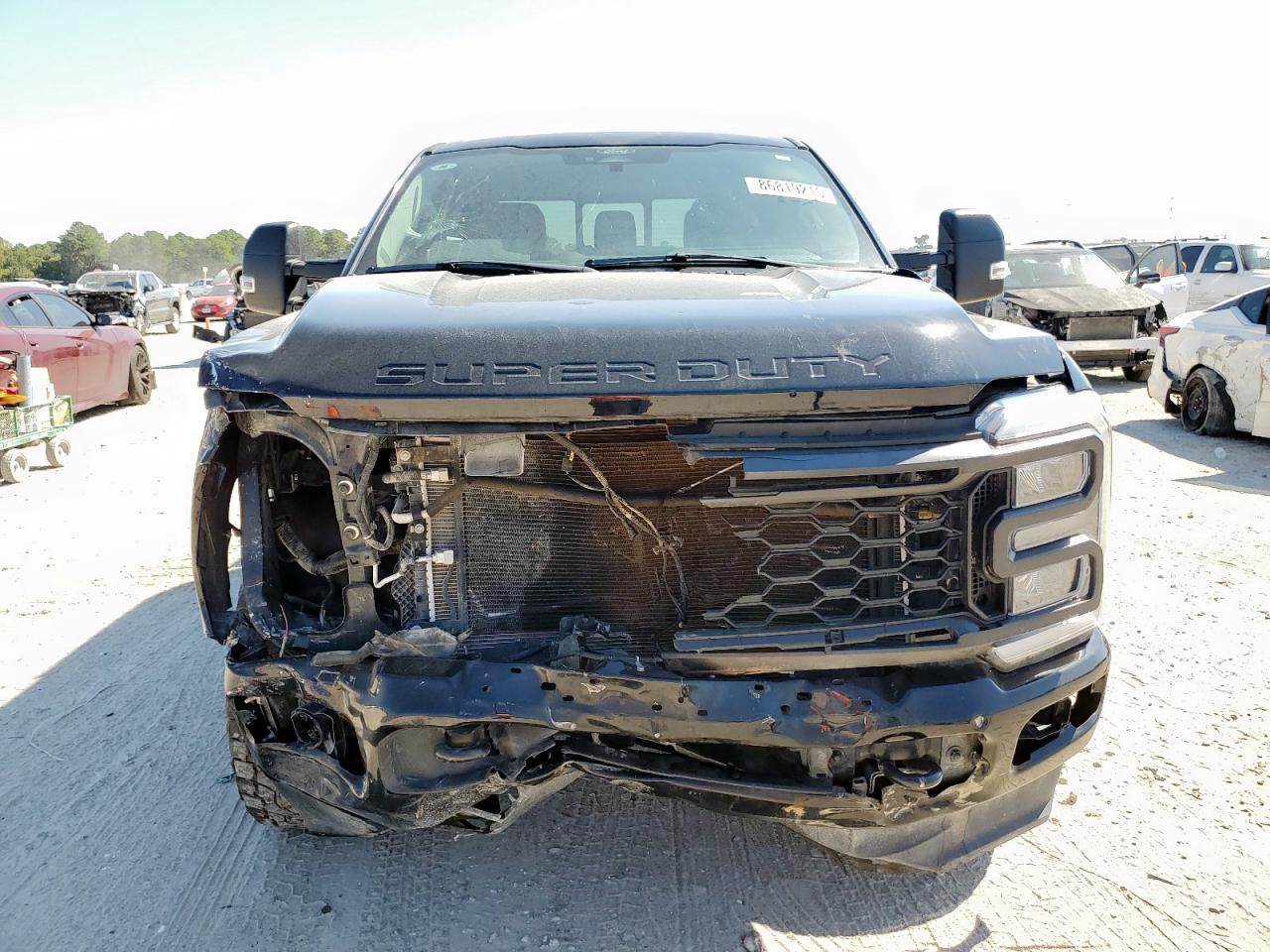 2024 Ford F250 Super Duty Black vin: 1FT8W2BT0RED01663