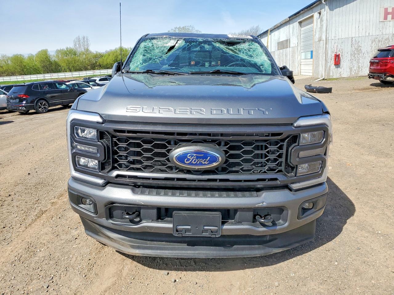2024 Ford F250 Crew Gray vin: 1FT8W2BT3REE68941