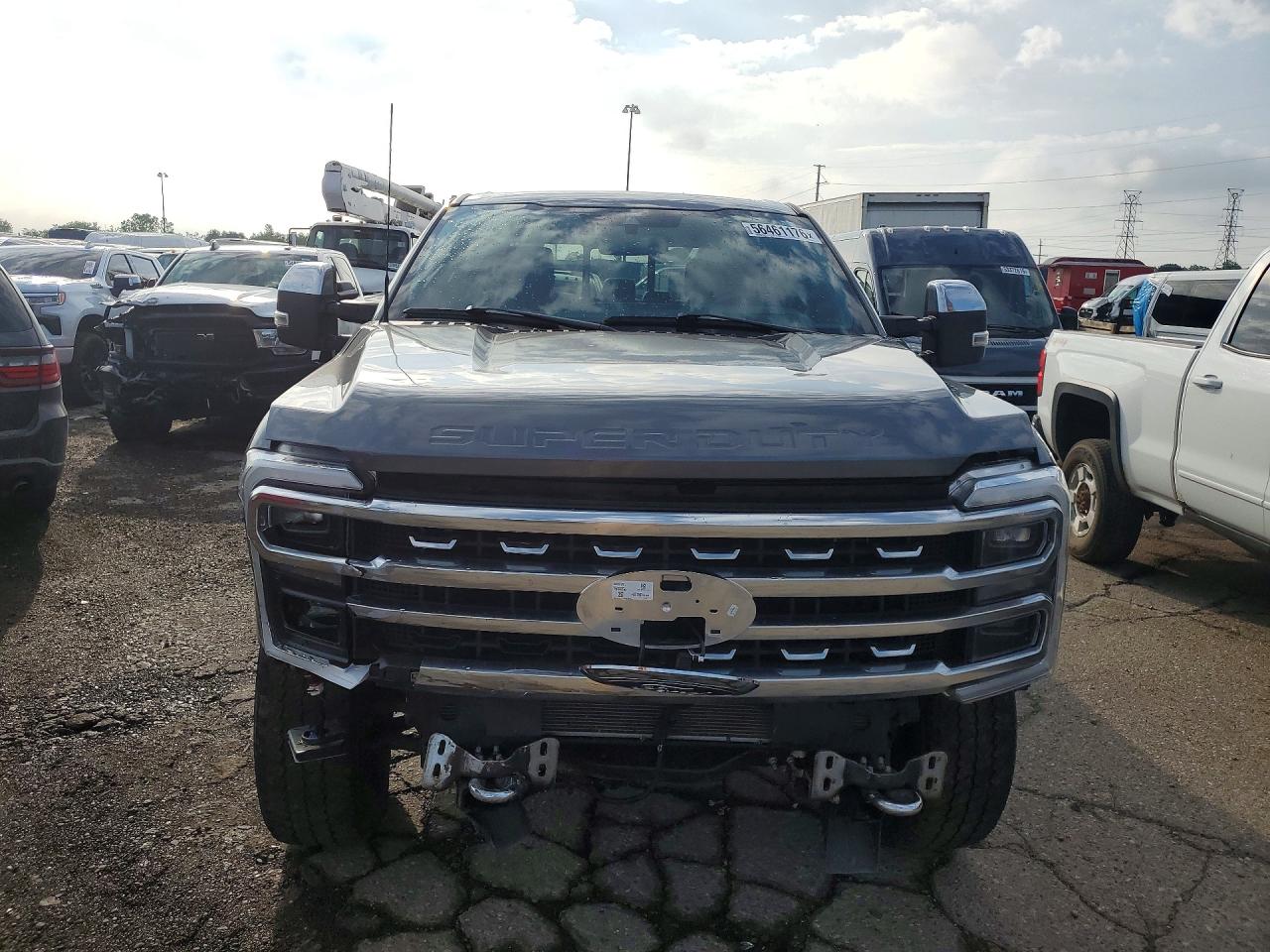 2024 Ford F250 Super Duty Gray vin: 1FT8W2BT7REE09682